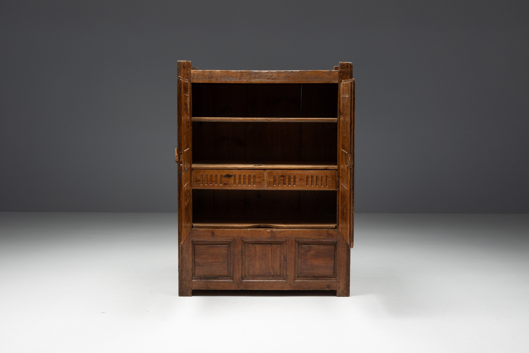 Brutalist Art Populaire Cabinet - 1848