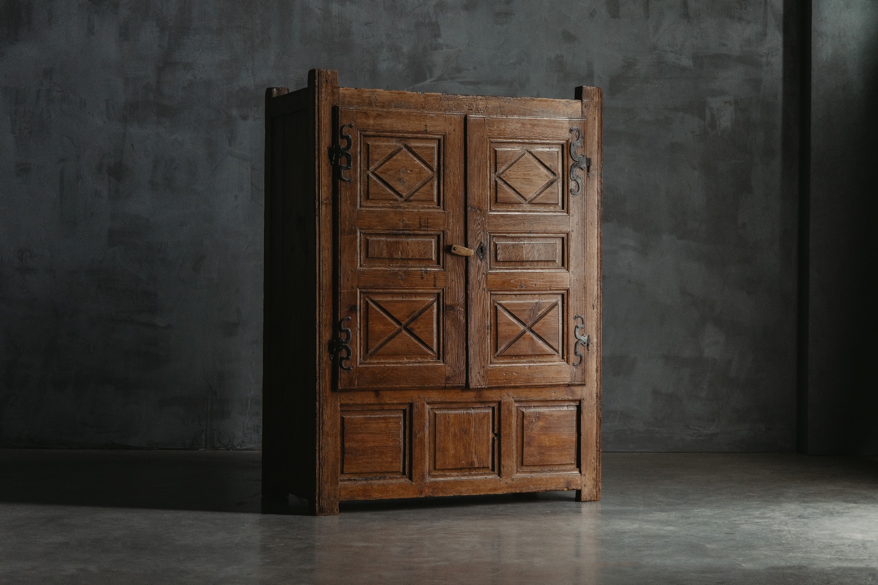 Brutalist Art Populaire Cabinet - 1848