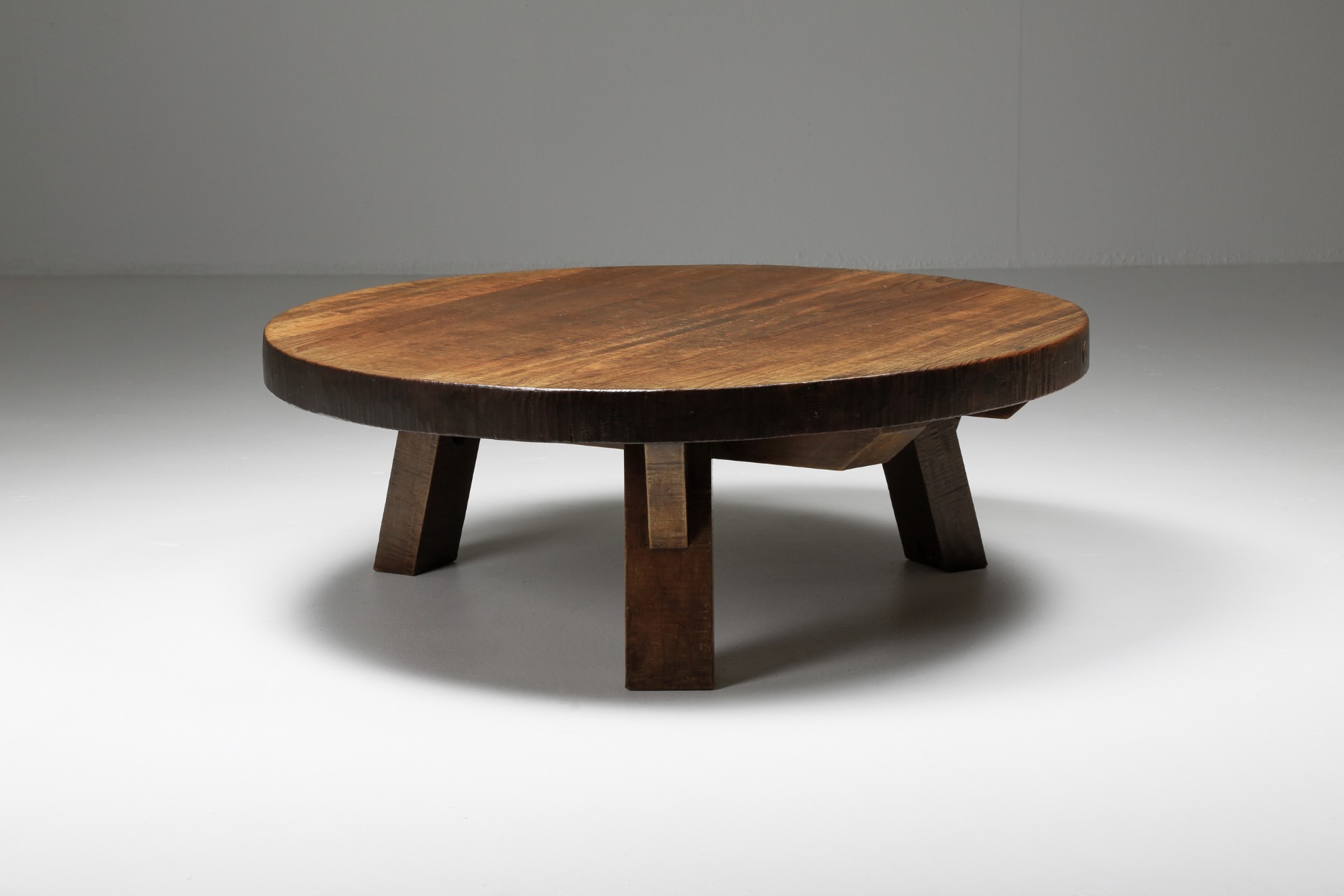 Brutalist Coffee Table with charismatic patina - 1950's