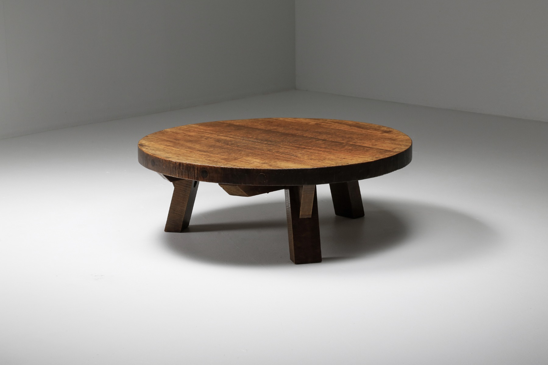 Brutalist Coffee Table with charismatic patina - 1950's
