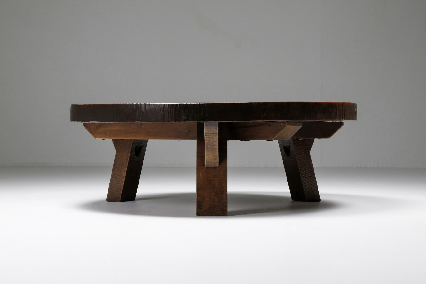 Brutalist Coffee Table with charismatic patina - 1950's