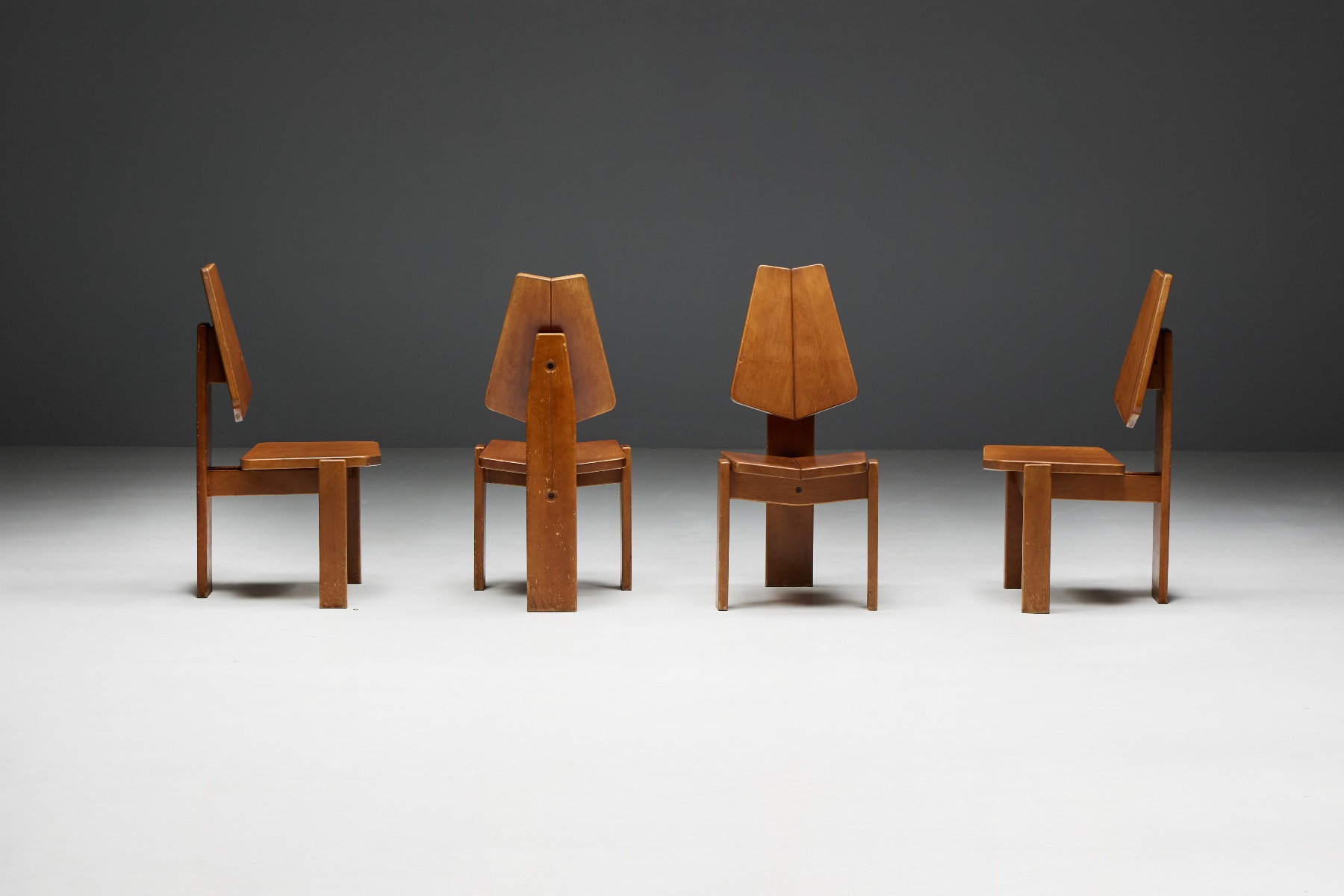 Brutalist Dining Chairs - 1970s