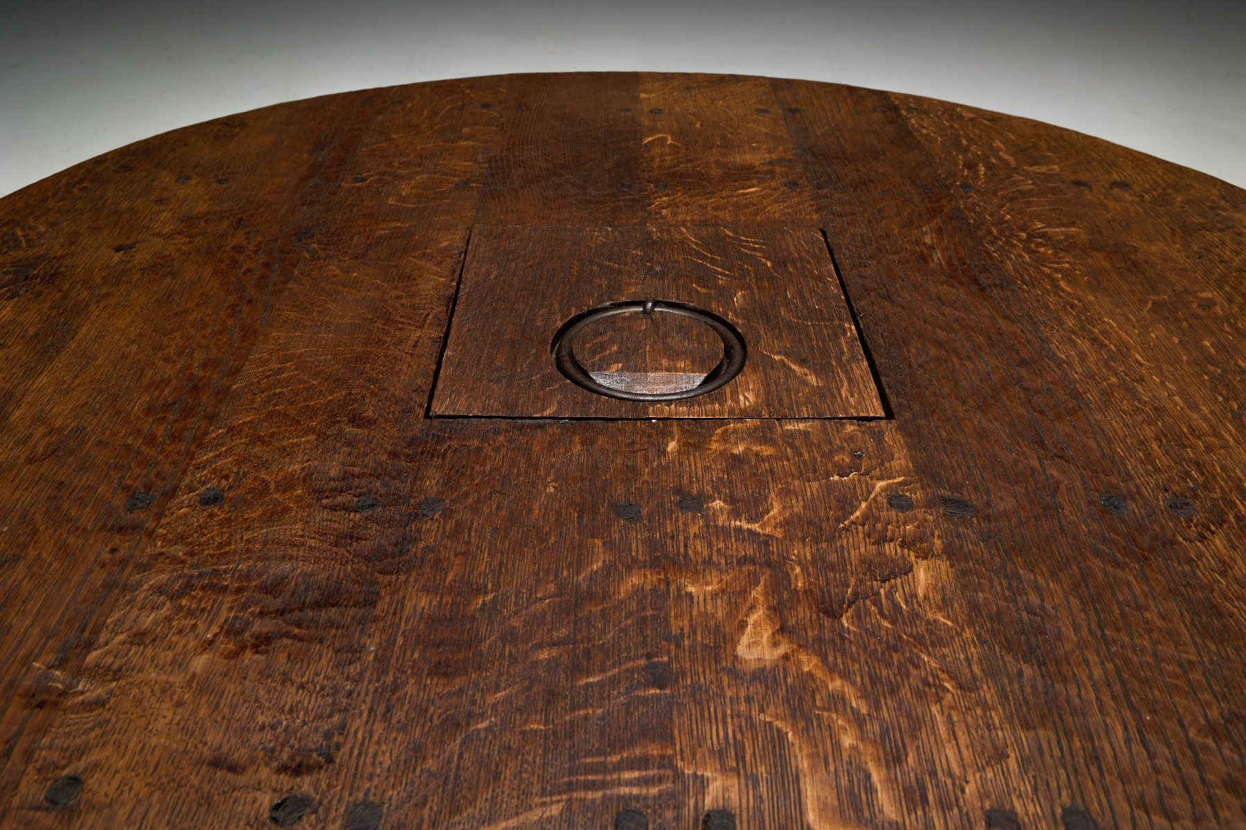 Brutalist Round Coffee Table - 1960s