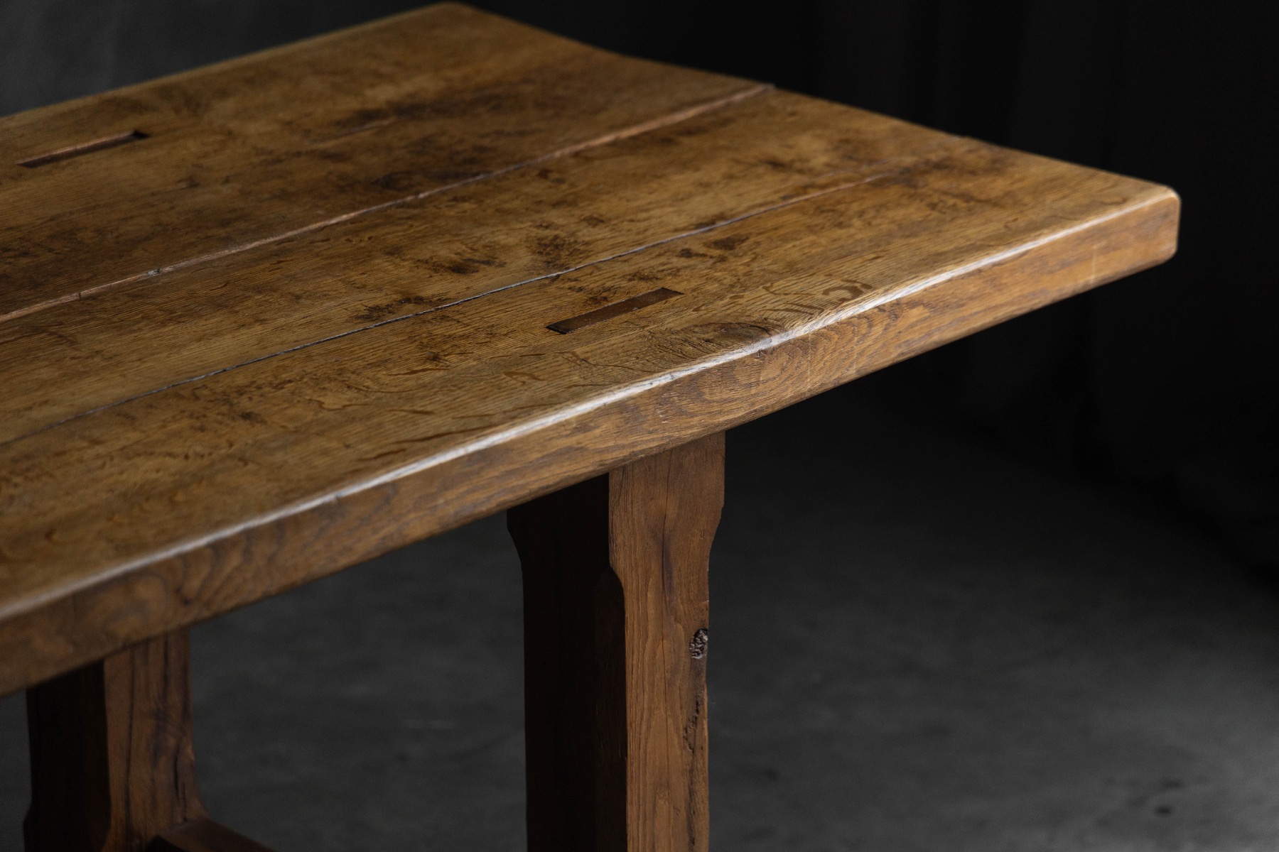 Brutalist Rustic Dining Table, France - Mid-20th Century