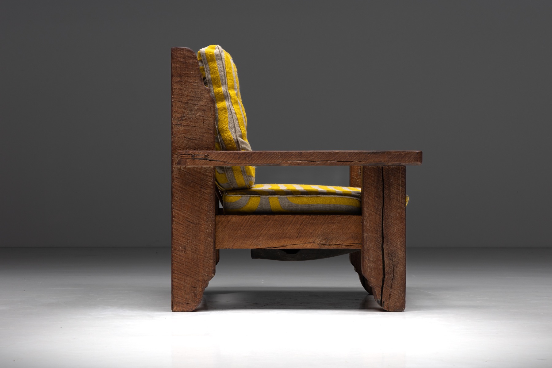 Brutalist Naive Lounge Chairs - 1950s