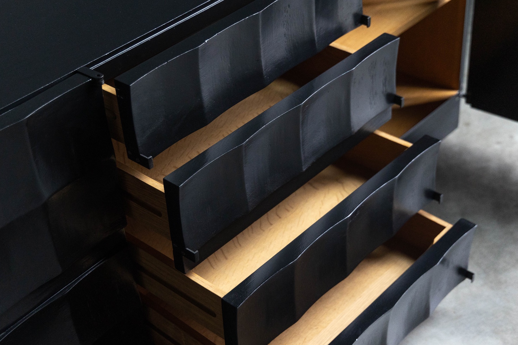 Brutalist Sideboard by De Coene - 1970s