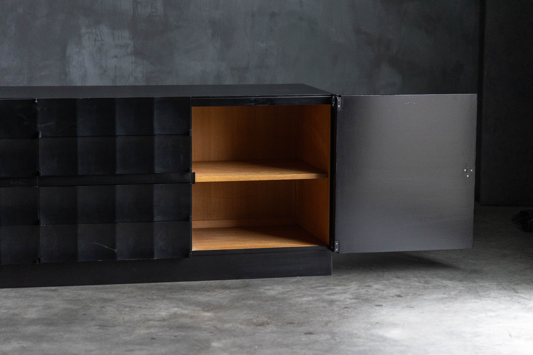 Brutalist Sideboard by De Coene - 1970s