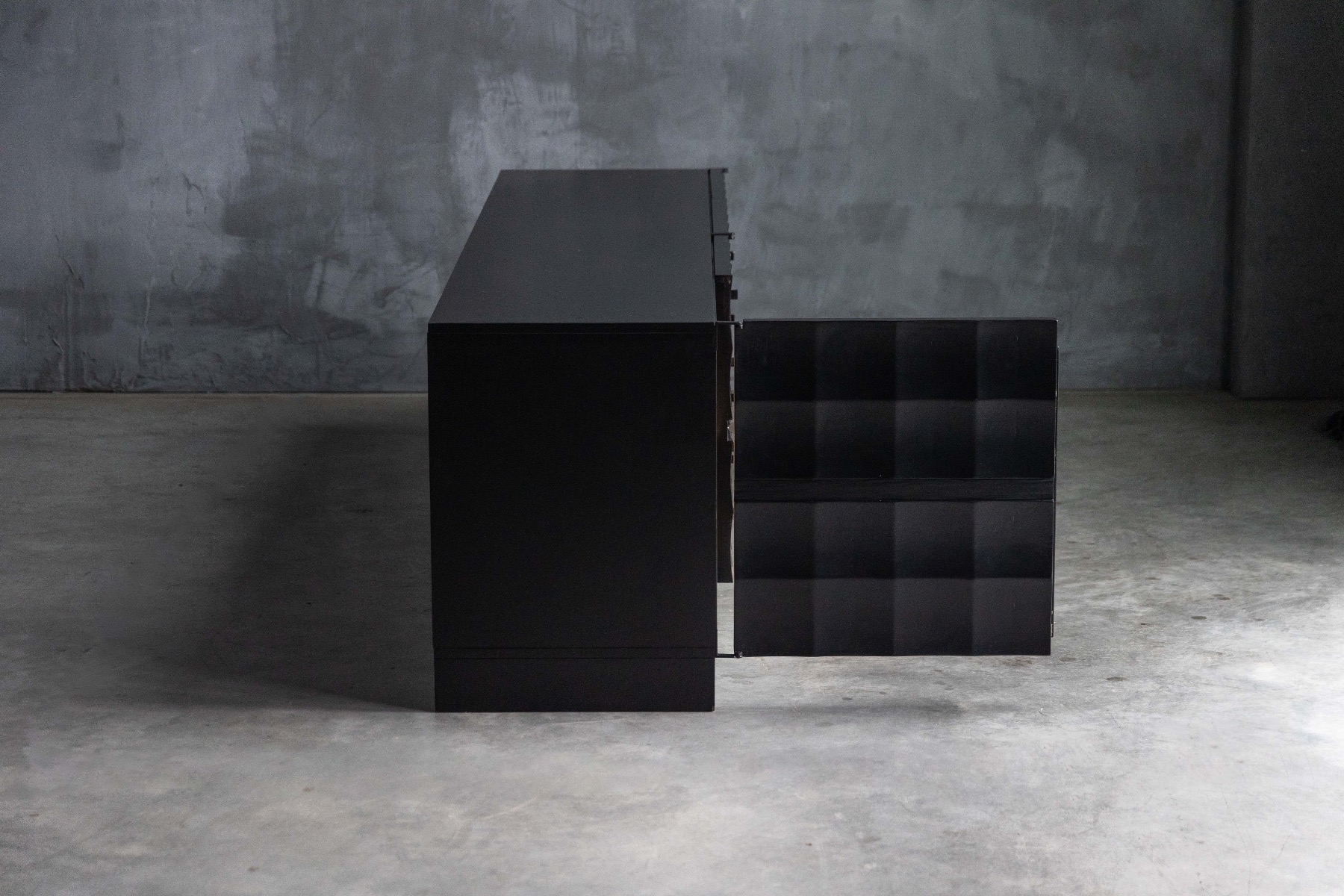 Brutalist Sideboard by De Coene - 1970s