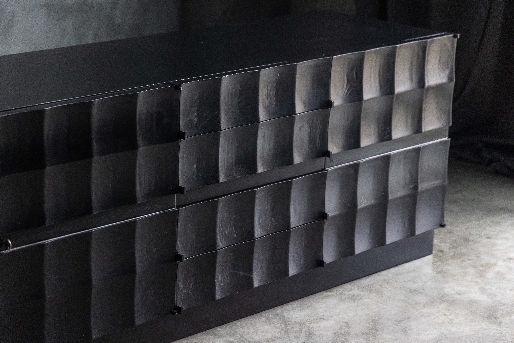 Brutalist Sideboard by De Coene - 1970s