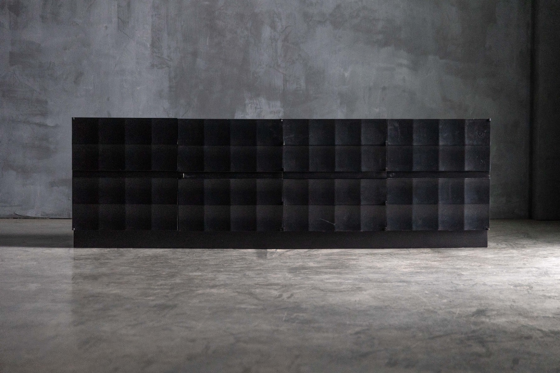 Brutalist Sideboard by De Coene - 1970s