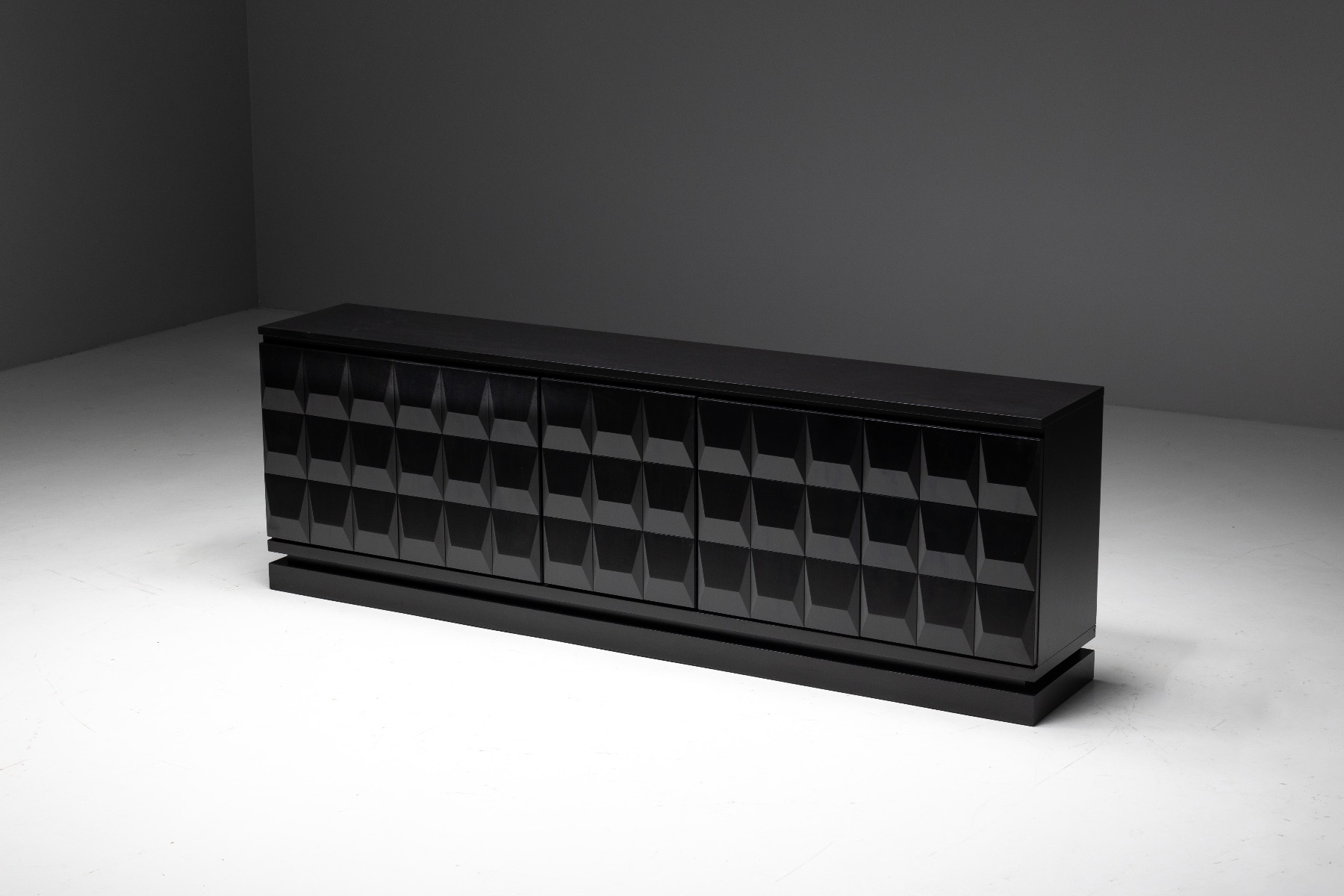 Brutalist Sideboard by De Coene - 1970s