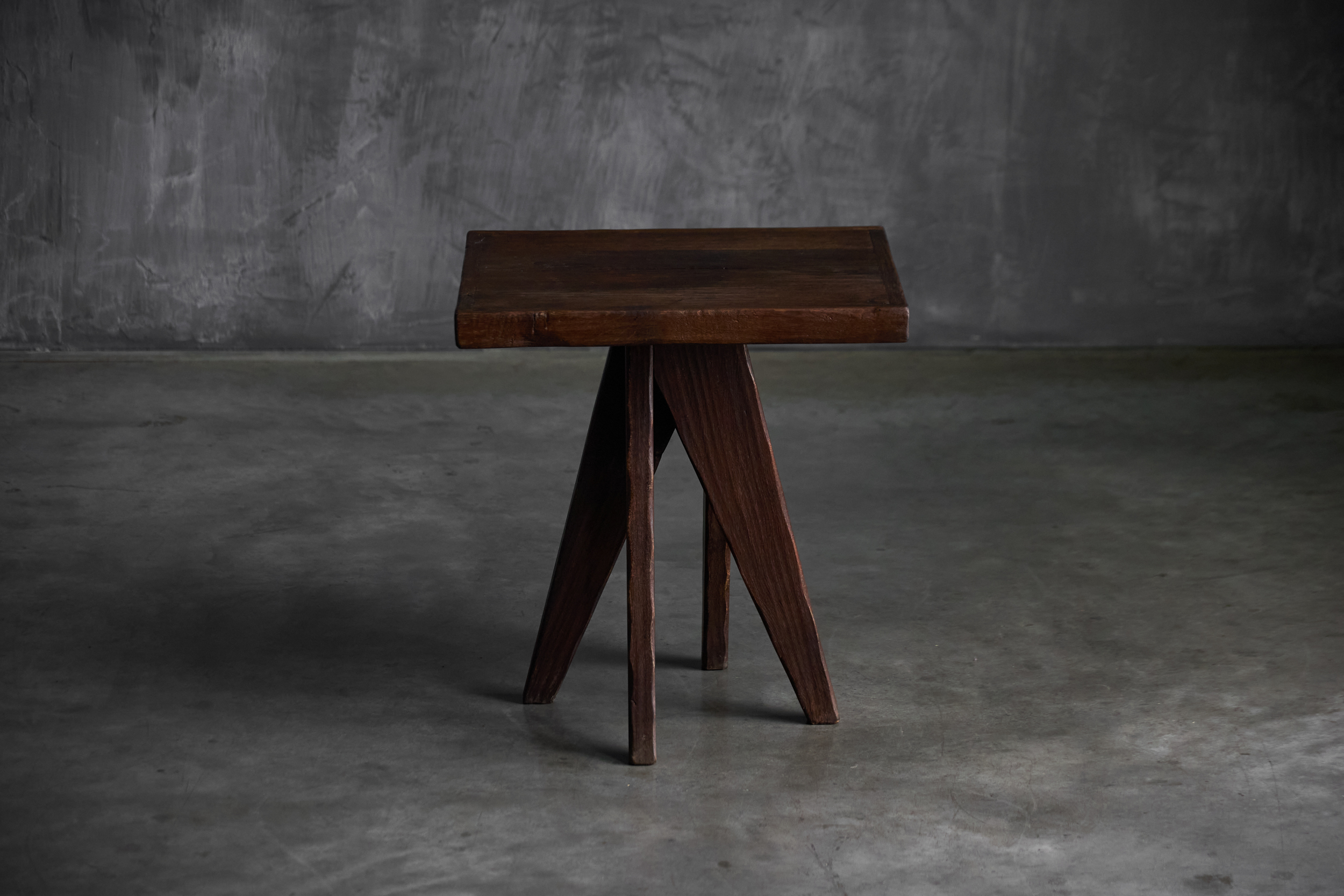 Brutalist Wooden Tables, France - Mid-20th Century