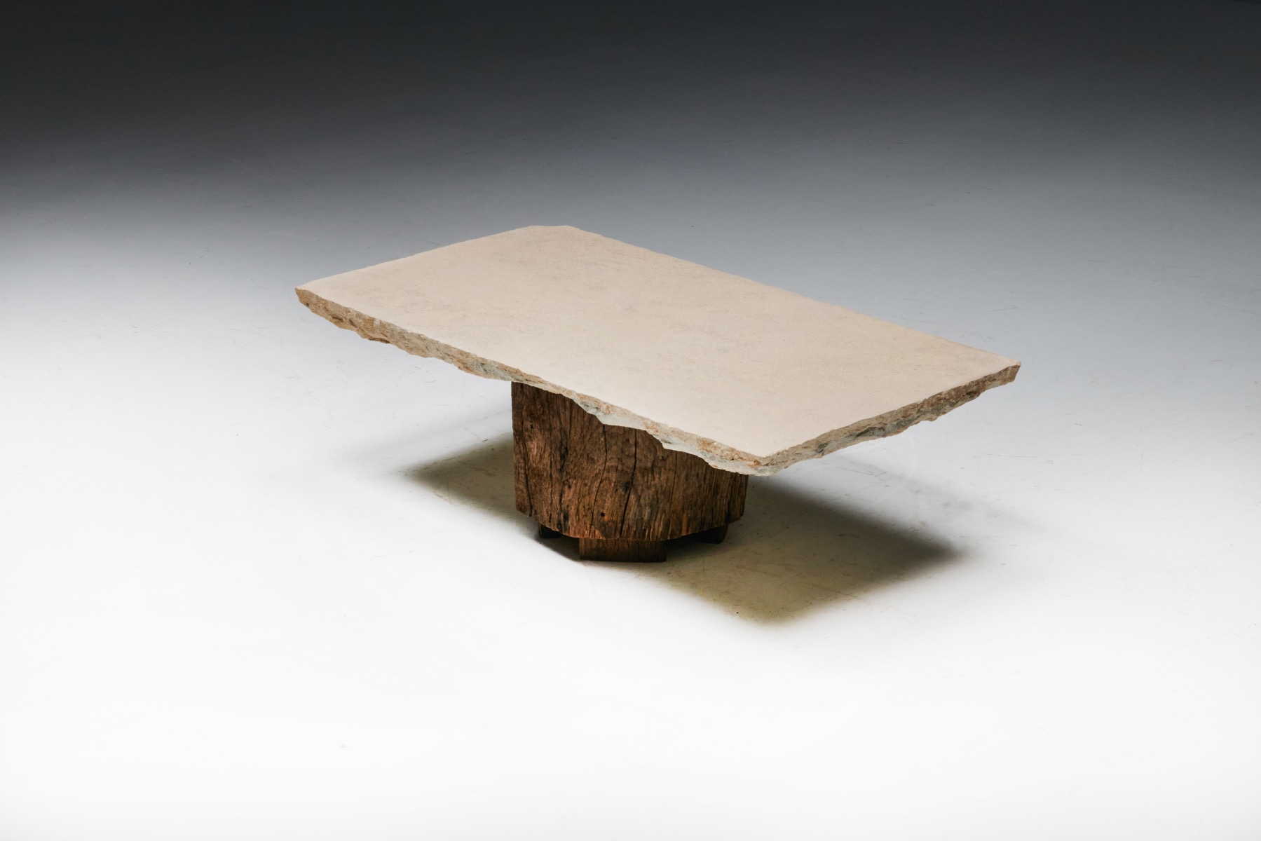 Brutalist Travail Populaire Coffee Table - Early 20th Century