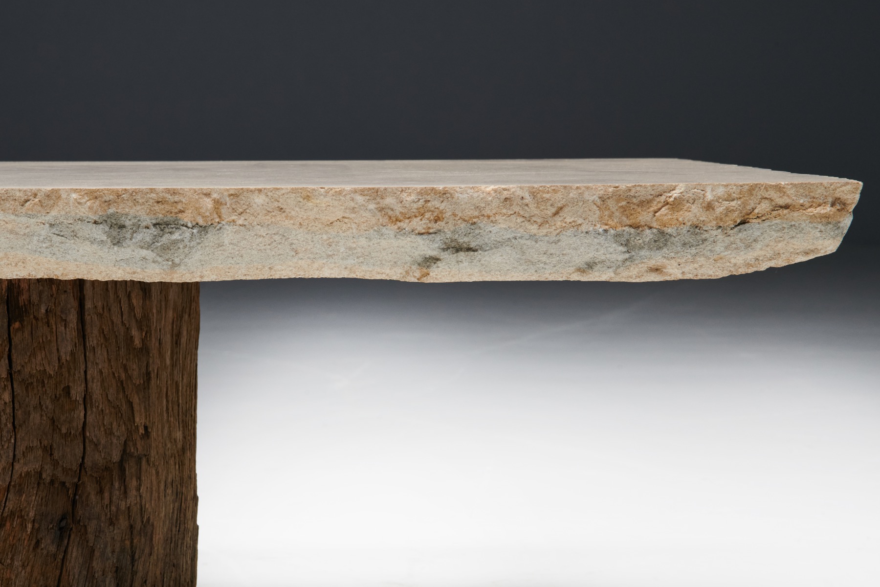 Brutalist Travail Populaire Coffee Table - Early 20th Century
