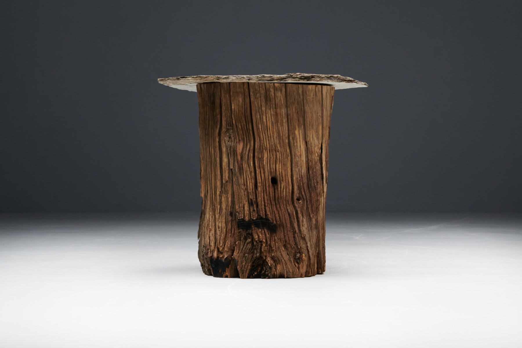 Brutalist Travail Populaire Side Table - Early 20th Century