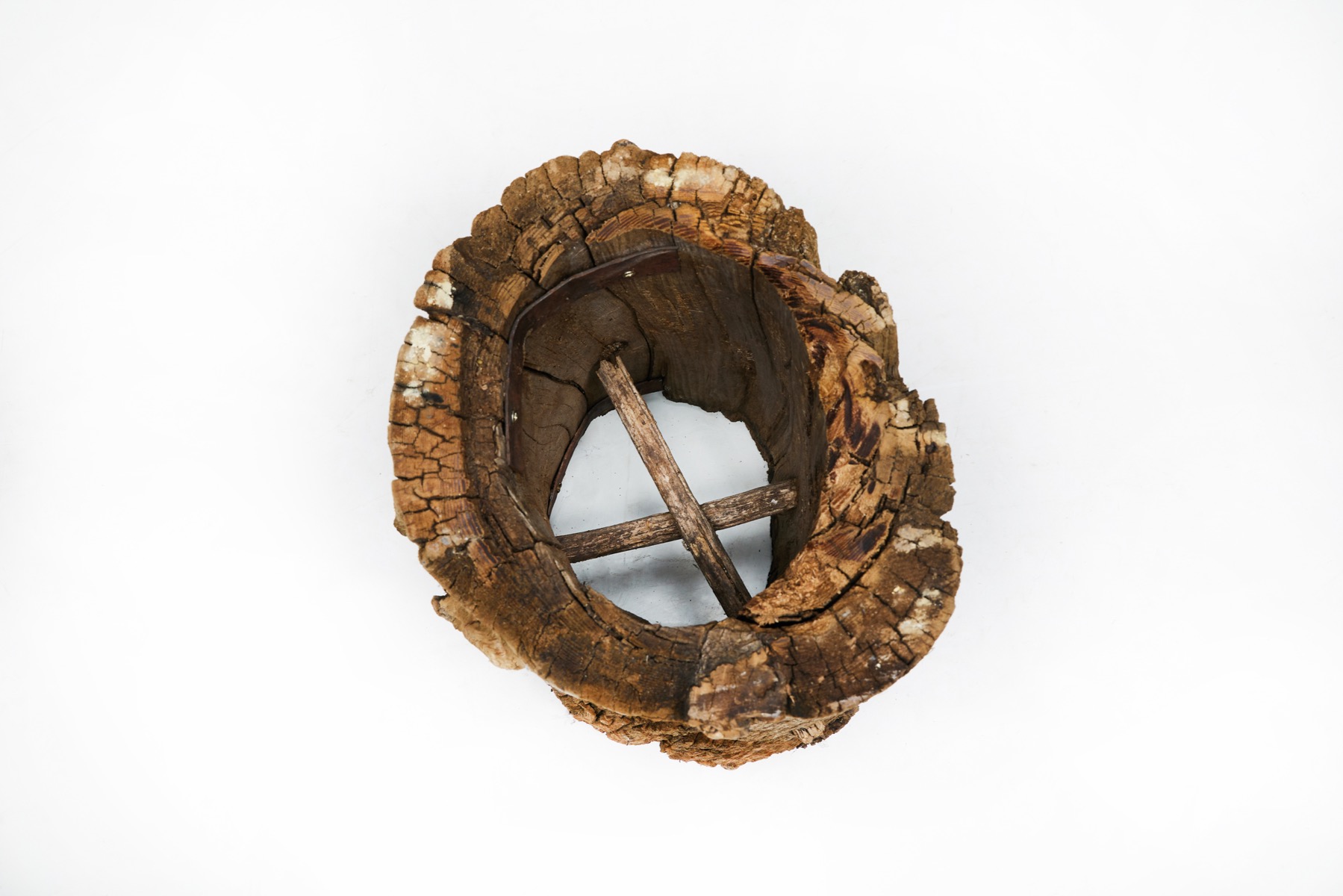 Brutalist Travail Populaire Side Table - Early 20th Century