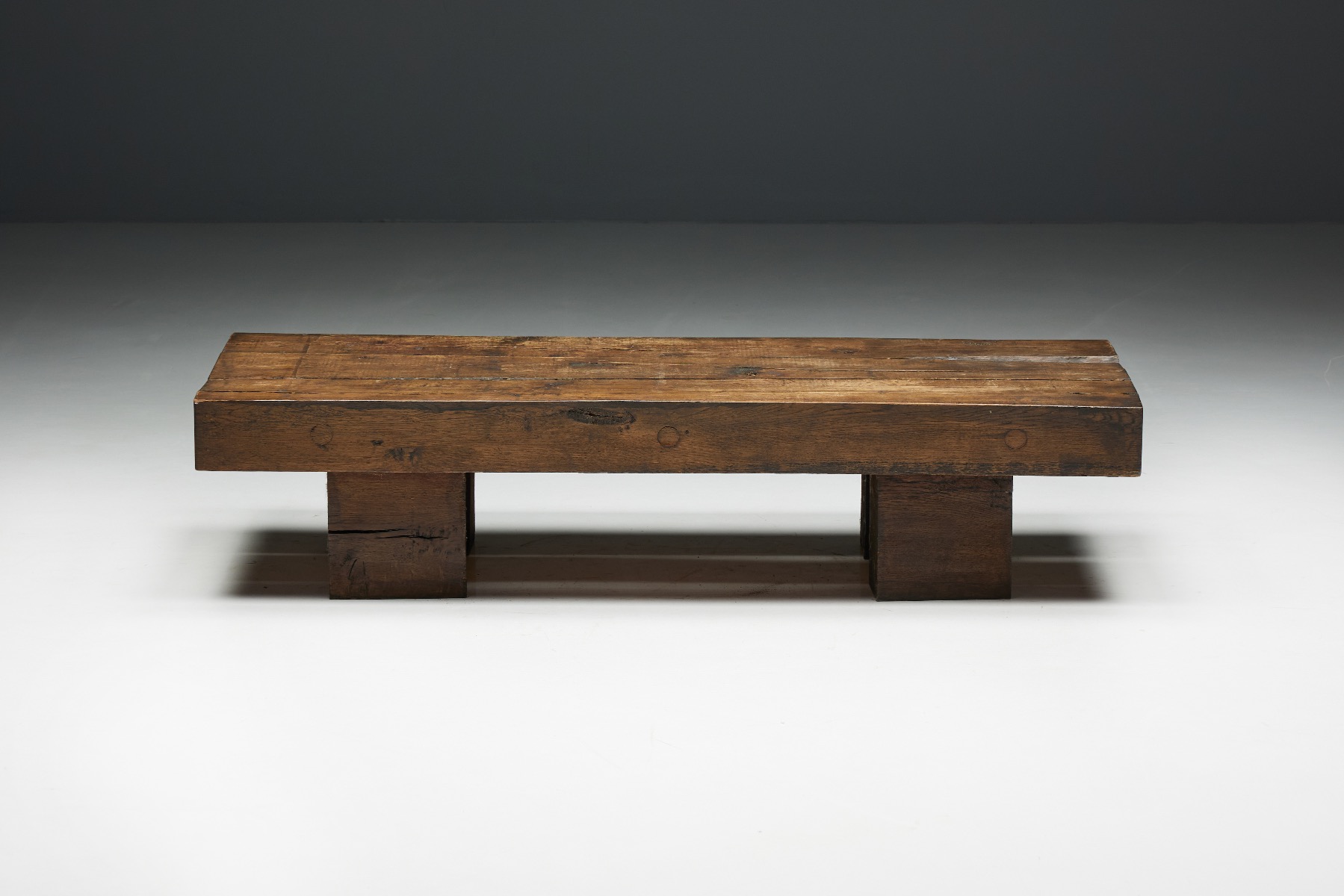 Brutalist Wabi Sabi Coffee Table - 1950s