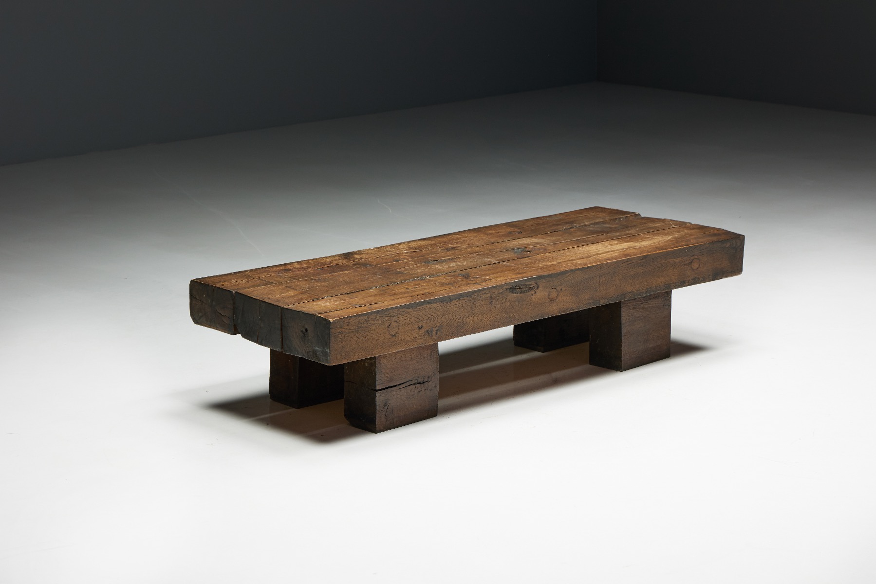 Brutalist Wabi Sabi Coffee Table - 1950s