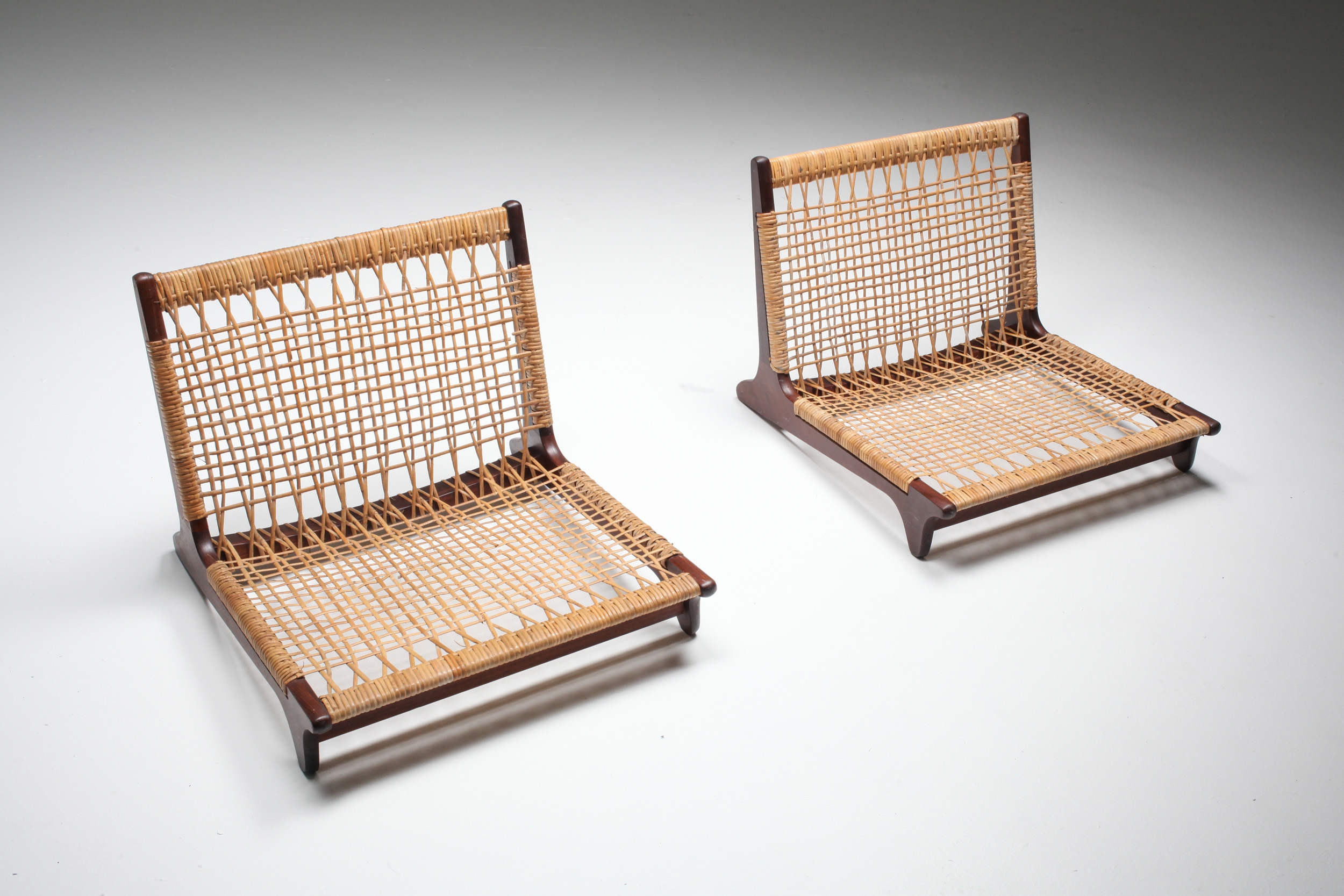 Hans Olsen low lounge chairs - 1960
