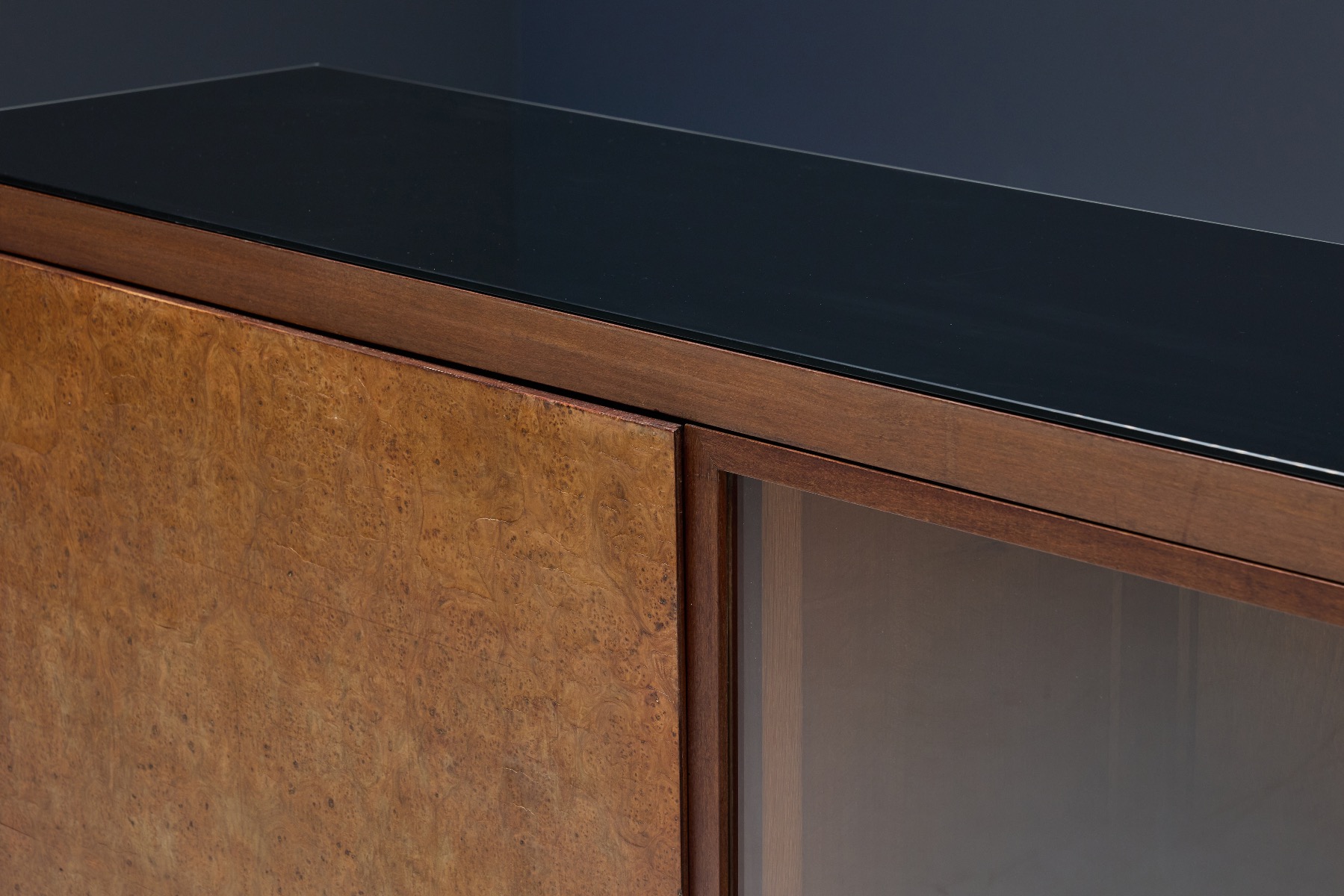 Burl Art Deco Credenza by Charles Van Beerleire - 1940s
