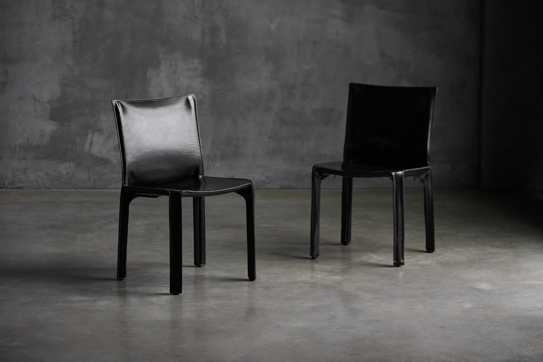 CAB 412 Chairs by Mario Bellini for Cassina - 1970s