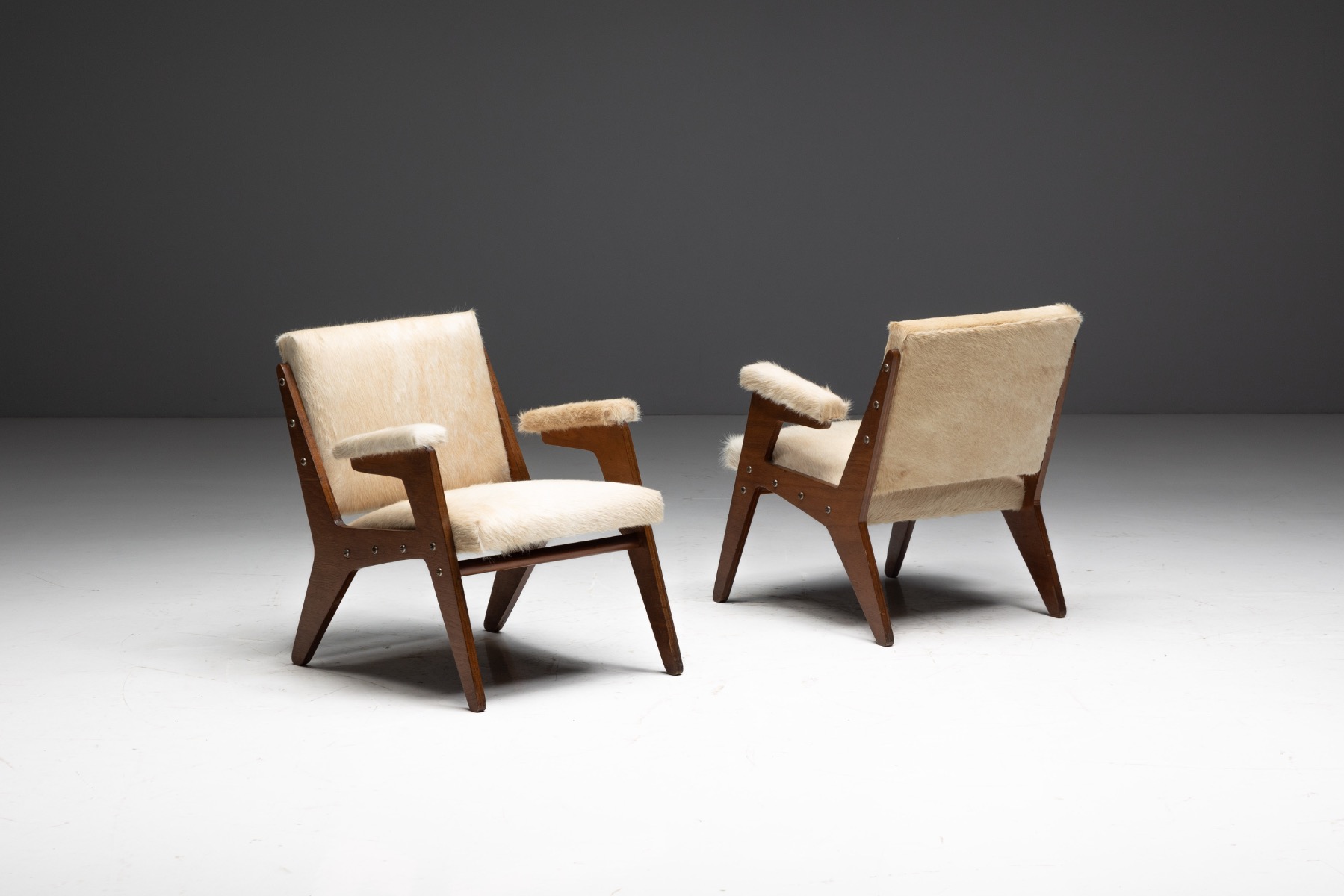 'H' Armchairs by José Zanine Caldas, Brazil - 1950s