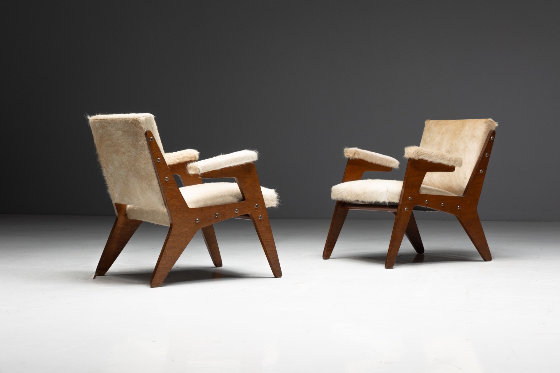 'H' Armchairs by José Zanine Caldas, Brazil - 1950s