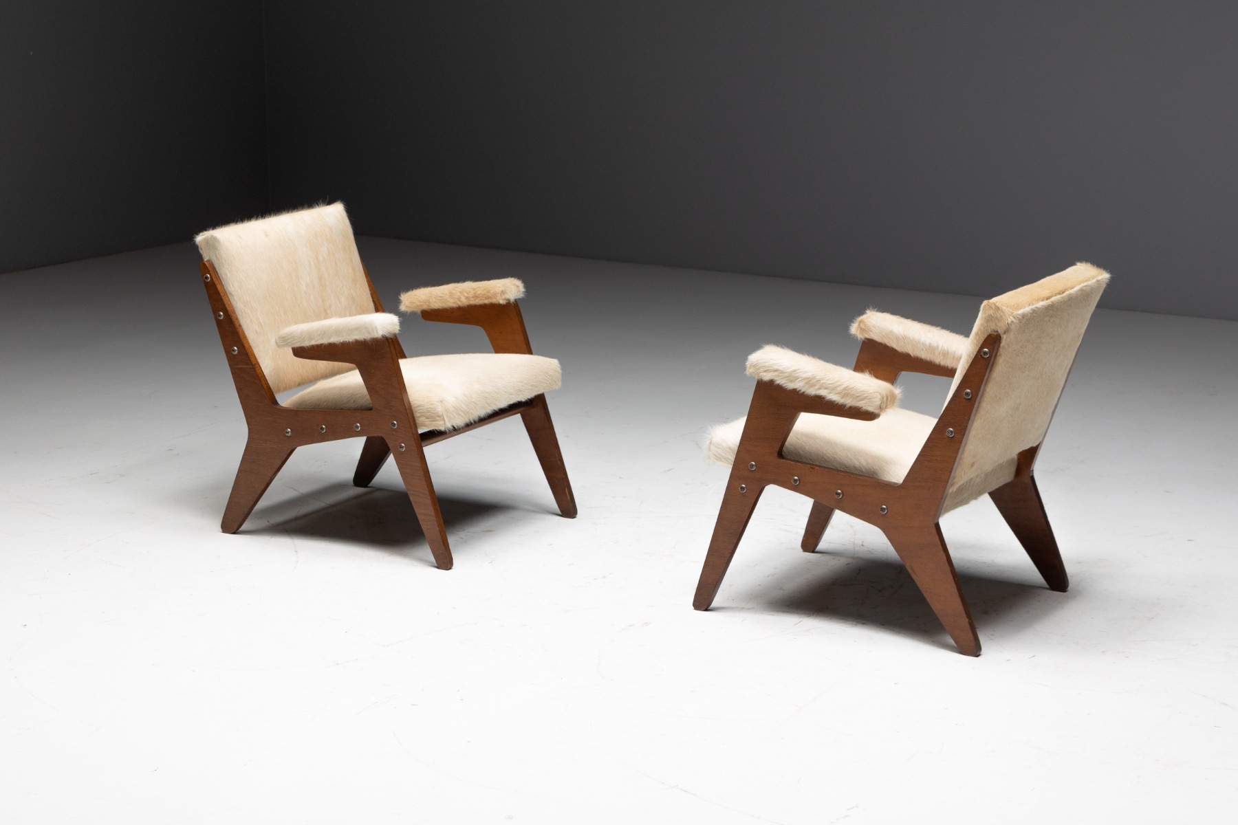 'H' Armchairs by José Zanine Caldas, Brazil - 1950s