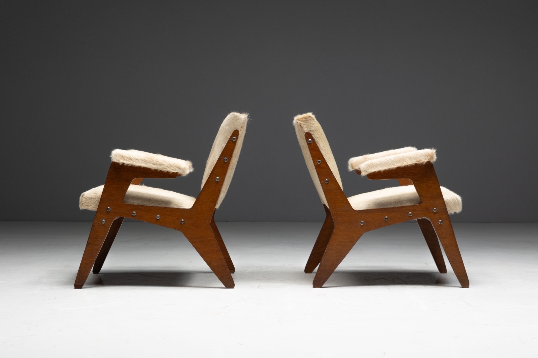 'H' Armchairs by José Zanine Caldas, Brazil - 1950s