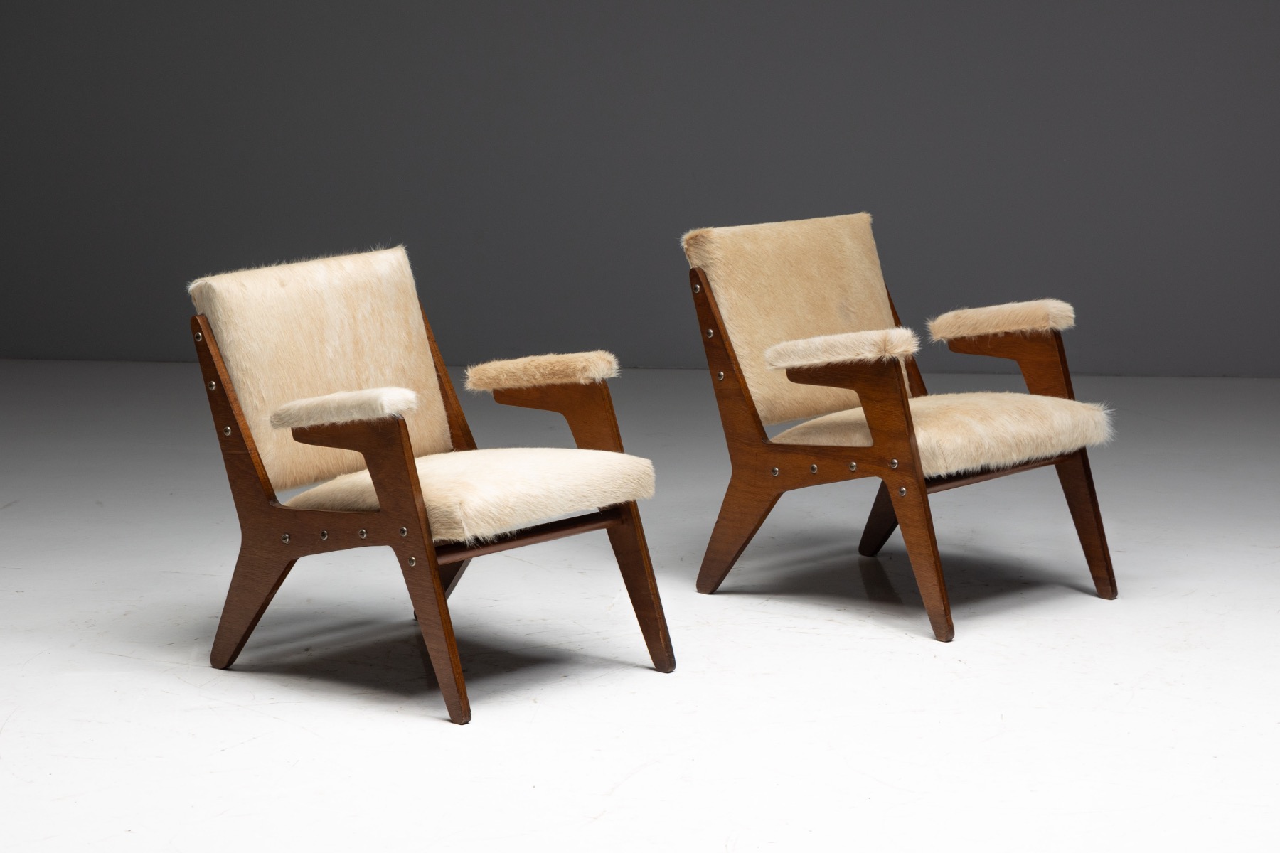 'H' Armchairs by José Zanine Caldas, Brazil - 1950s
