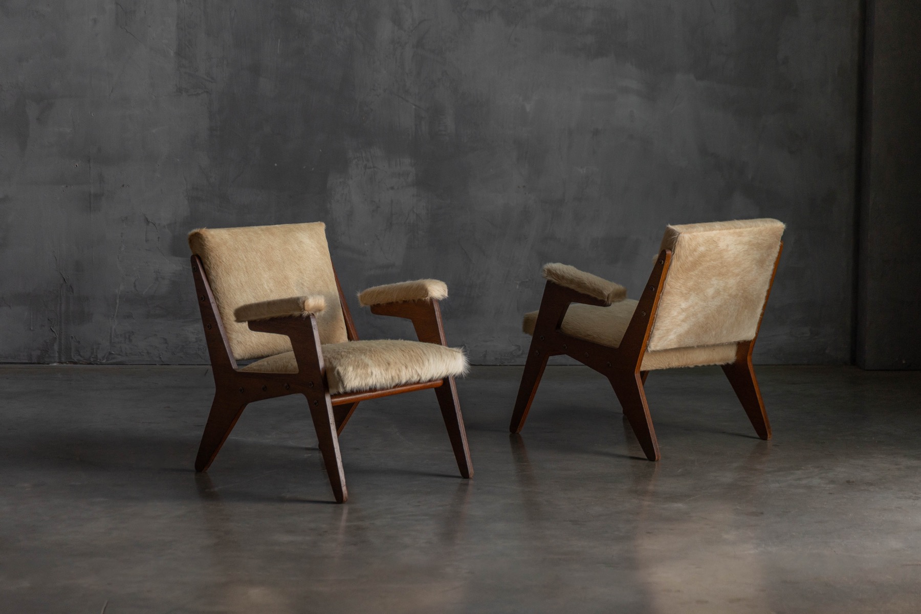 'H' Armchairs by José Zanine Caldas, Brazil - 1950s