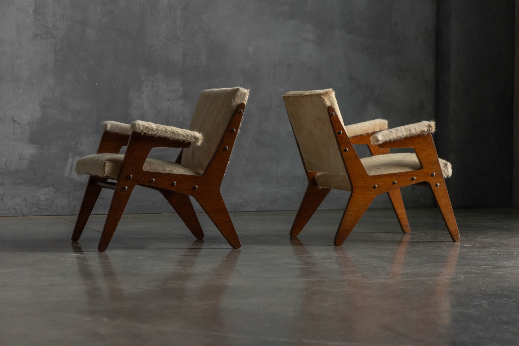 'H' Armchairs by José Zanine Caldas, Brazil - 1950s