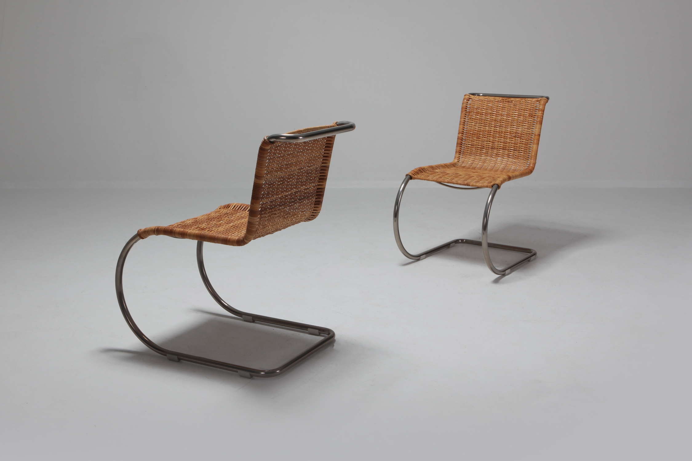 Ludwig Mies van der Rohe Set of Four B42 Weissenhof Chairs by Tecta - 1982