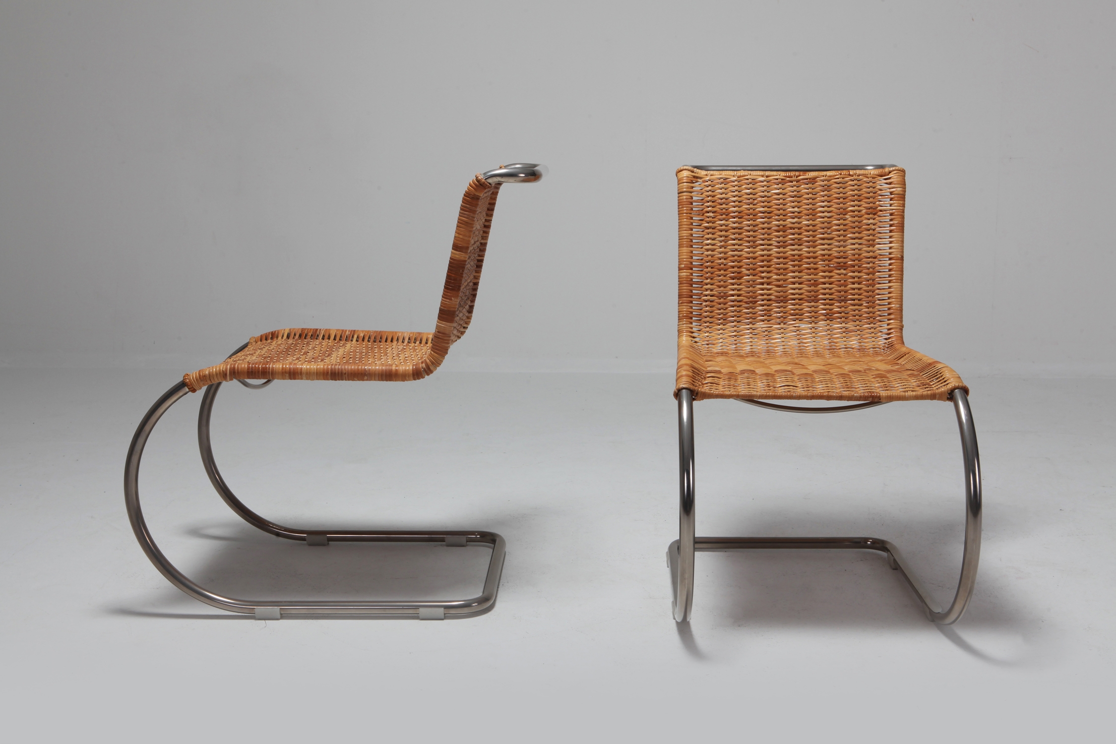 Ludwig Mies van der Rohe Set of Four B42 Weissenhof Chairs by Tecta - 1982