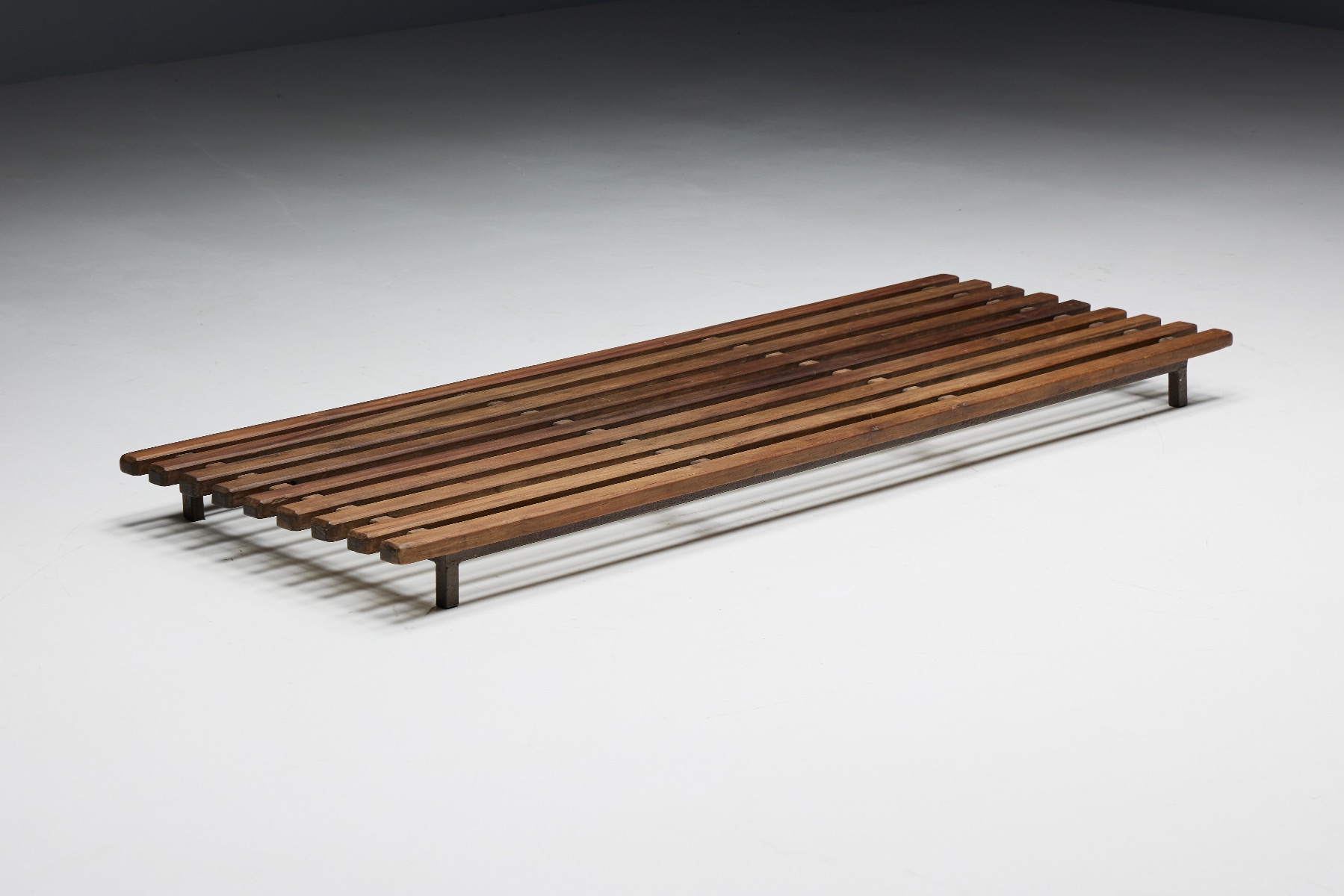 Cansado Low Bench by Charlotte Perriand for Steph Simon - 1950s