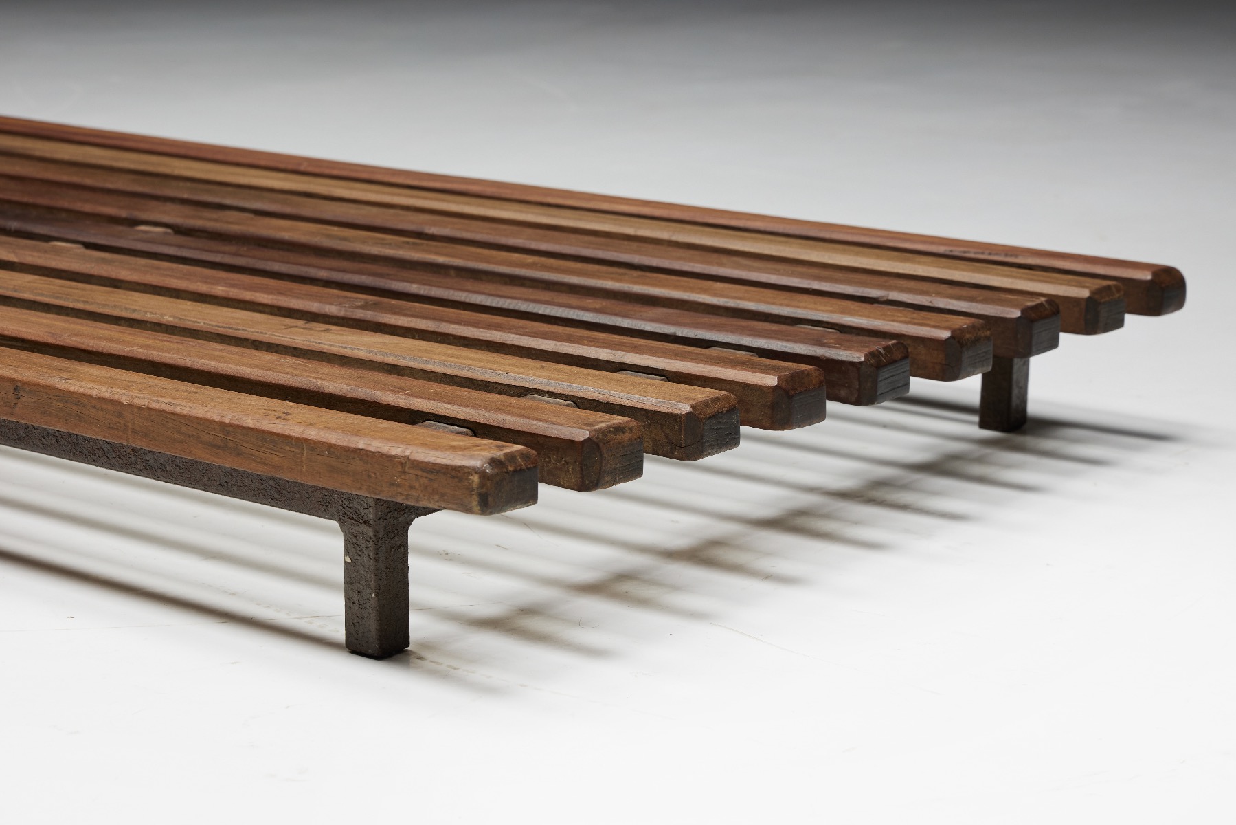 Cansado Low Bench by Charlotte Perriand for Steph Simon - 1950s