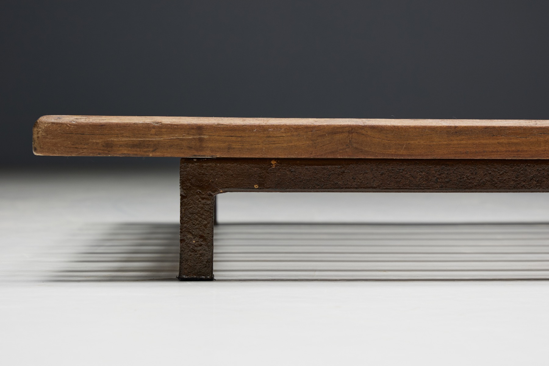 Cansado Low Bench by Charlotte Perriand for Steph Simon - 1950s