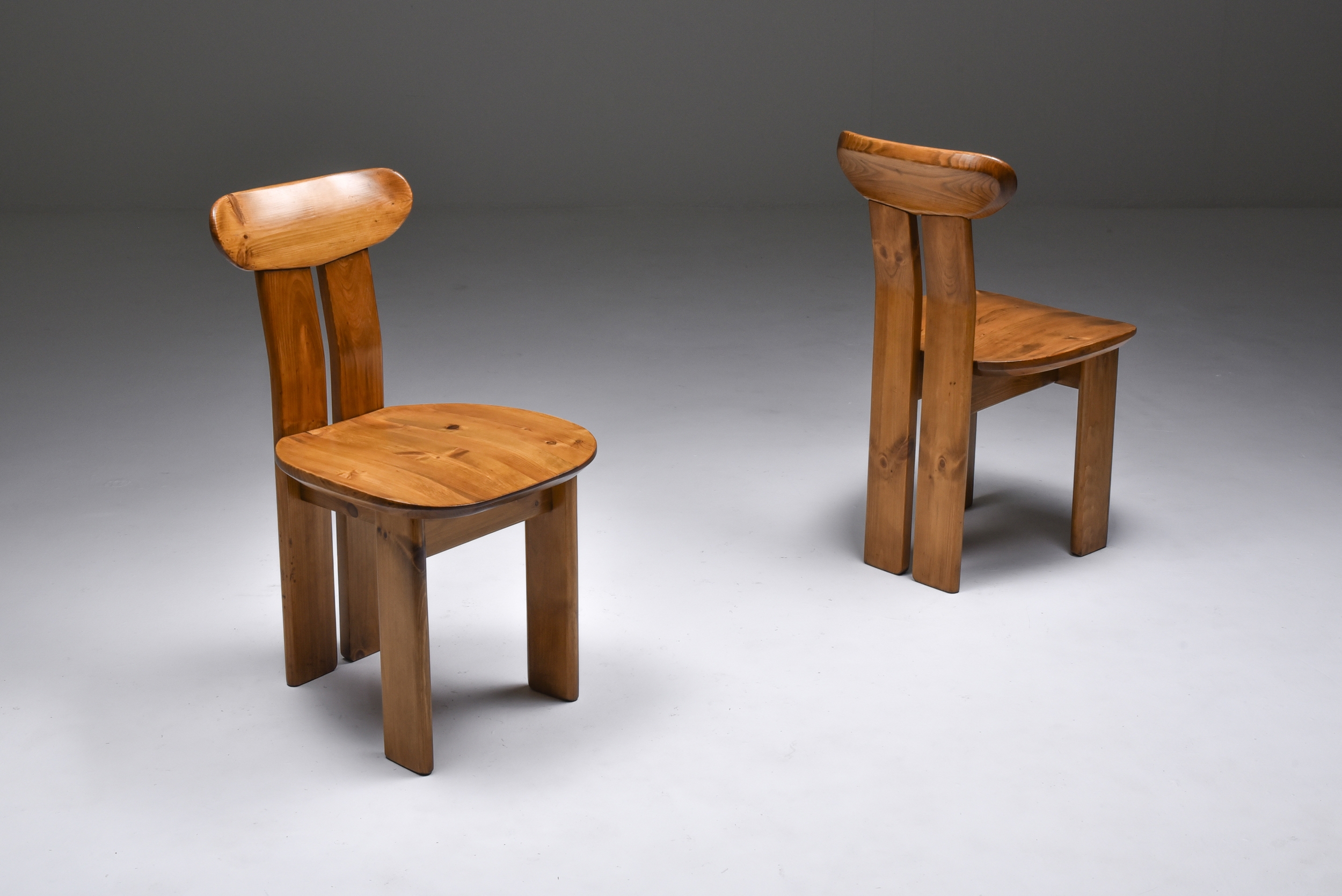 Italian Dining Chairs set Mobilgirgi, Italy - 1970's