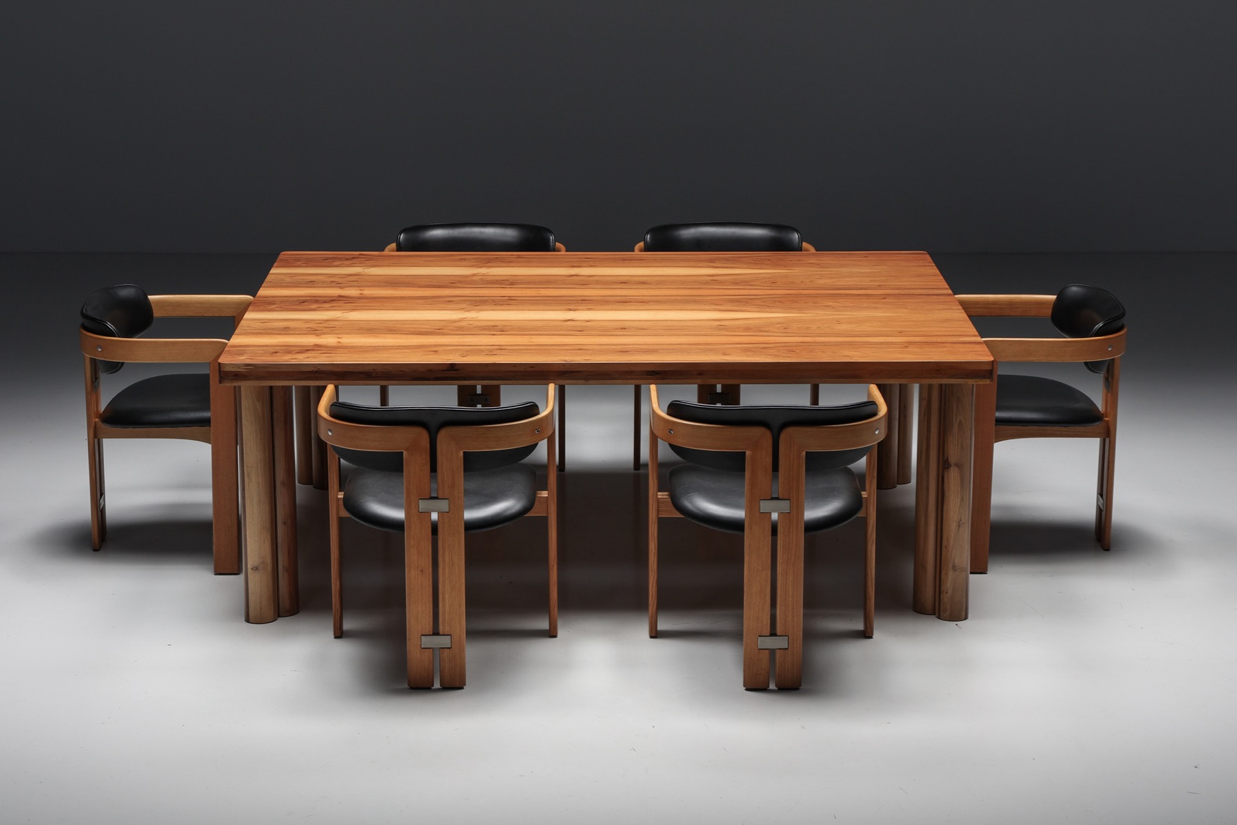 Carlo Scarpa Scuderia Dining Table for Bernini - 1977