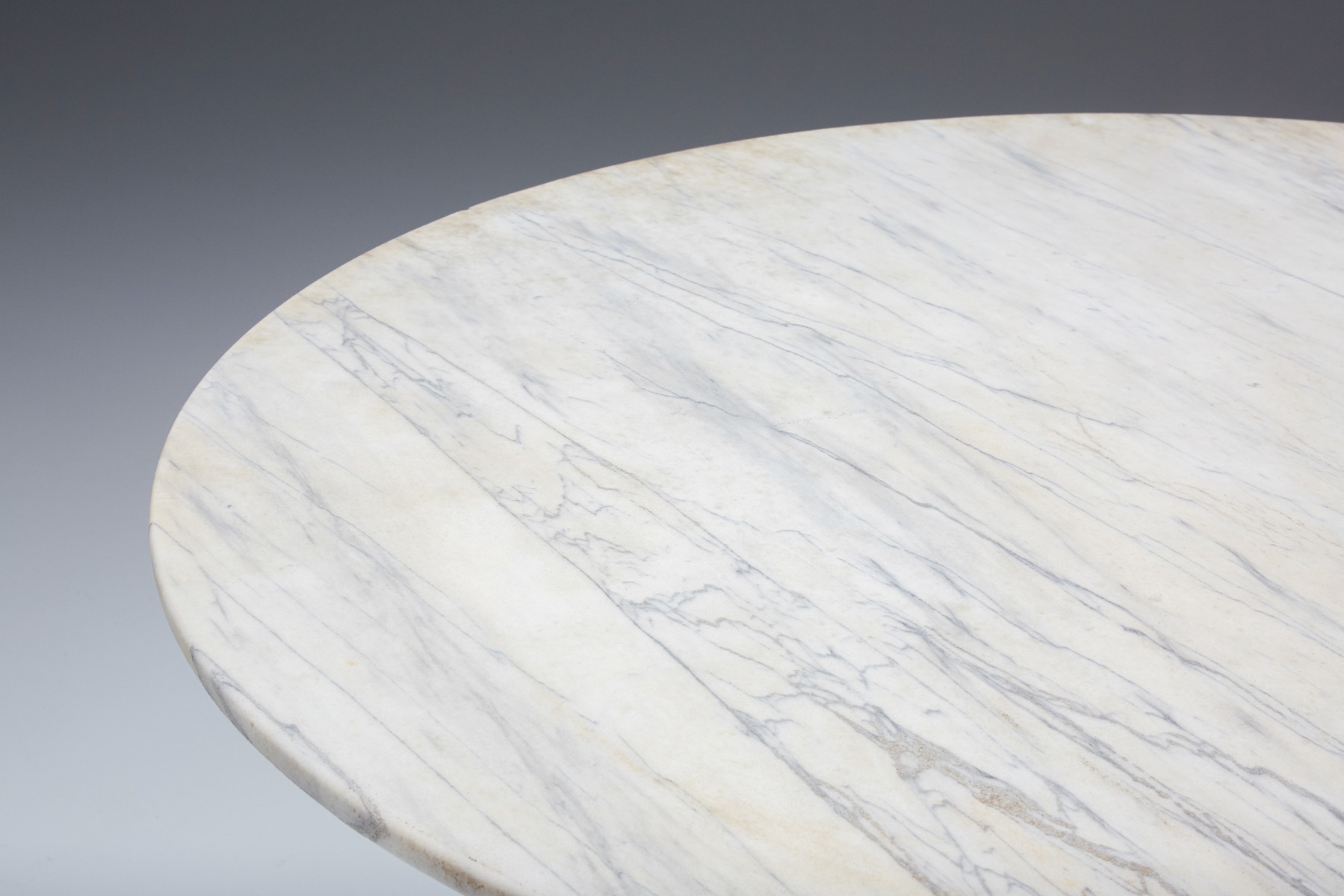 Mangiarotti Style Carrara Marble Garden Table - 1950's