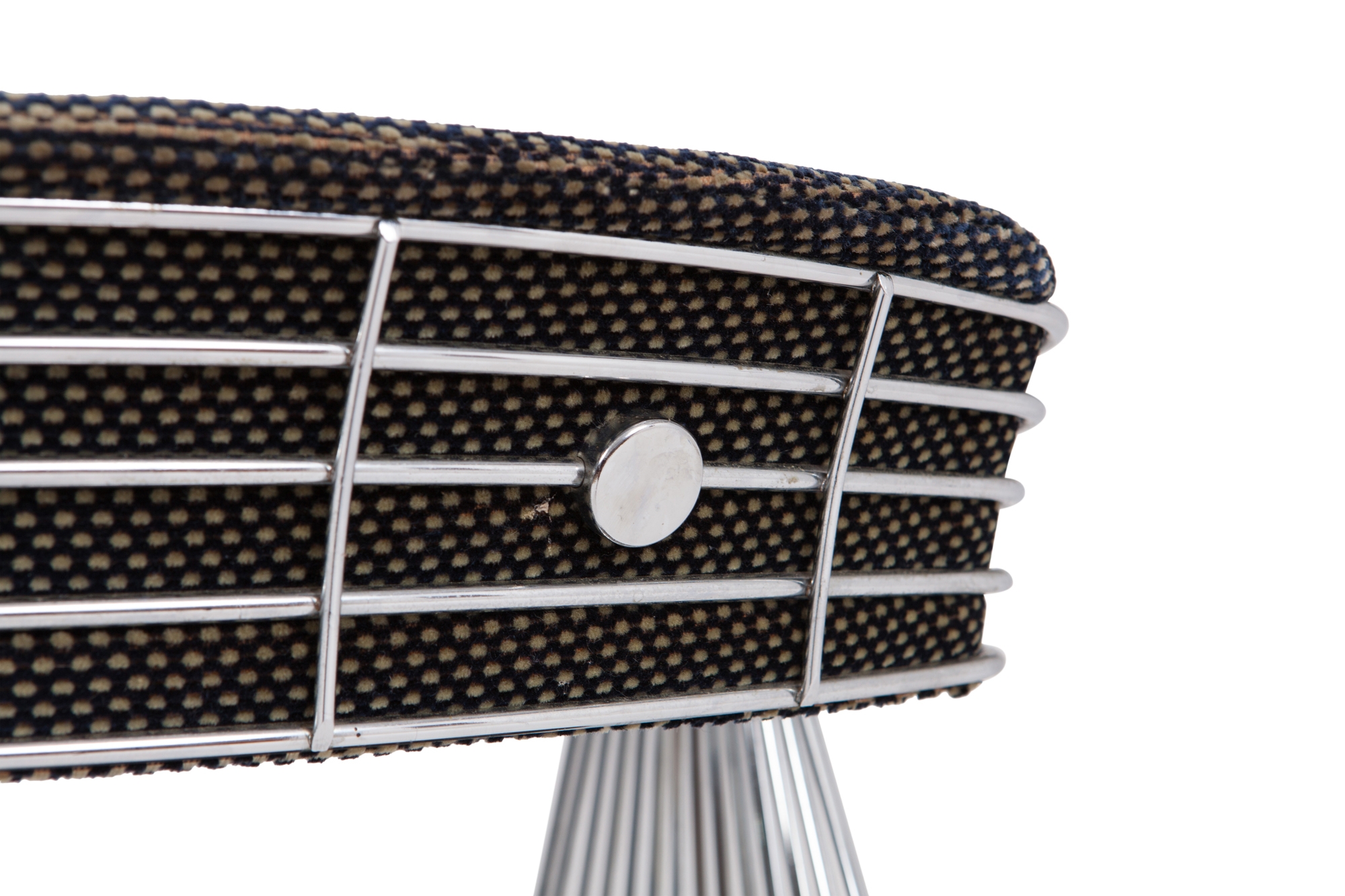 Rudi Verelst Space Age Swivel Armchairs In Chromed Steel - 1970s