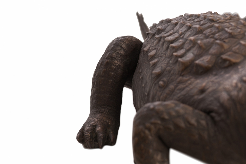 Bronzed Fiber Glass Crocodile - 1980s