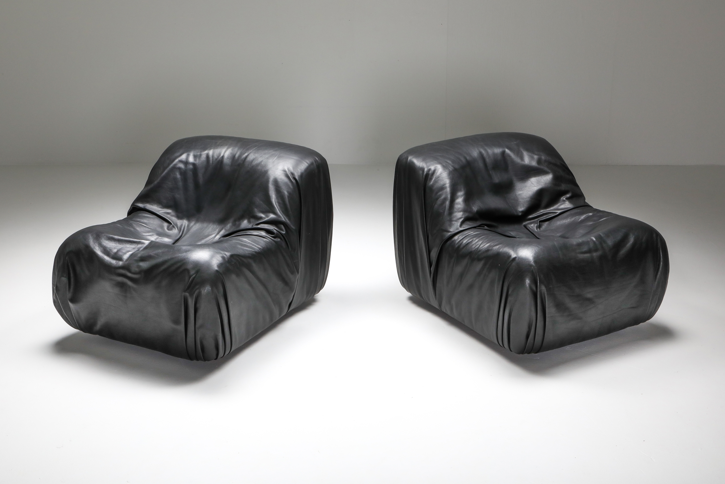 De Sede DS 41 Lounge Chair in High Quality Black Leather - 1970's