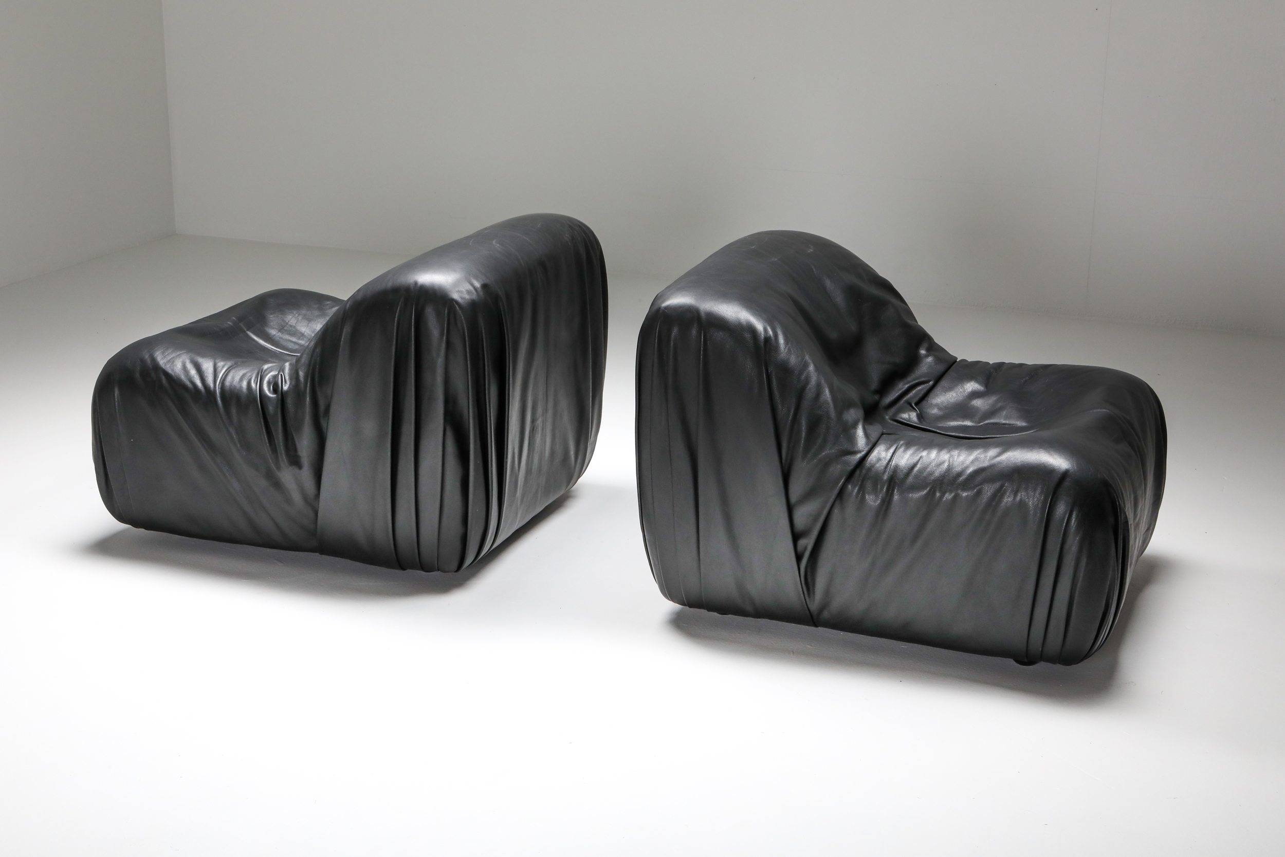 De Sede DS 41 Lounge Chair in High Quality Black Leather - 1970's