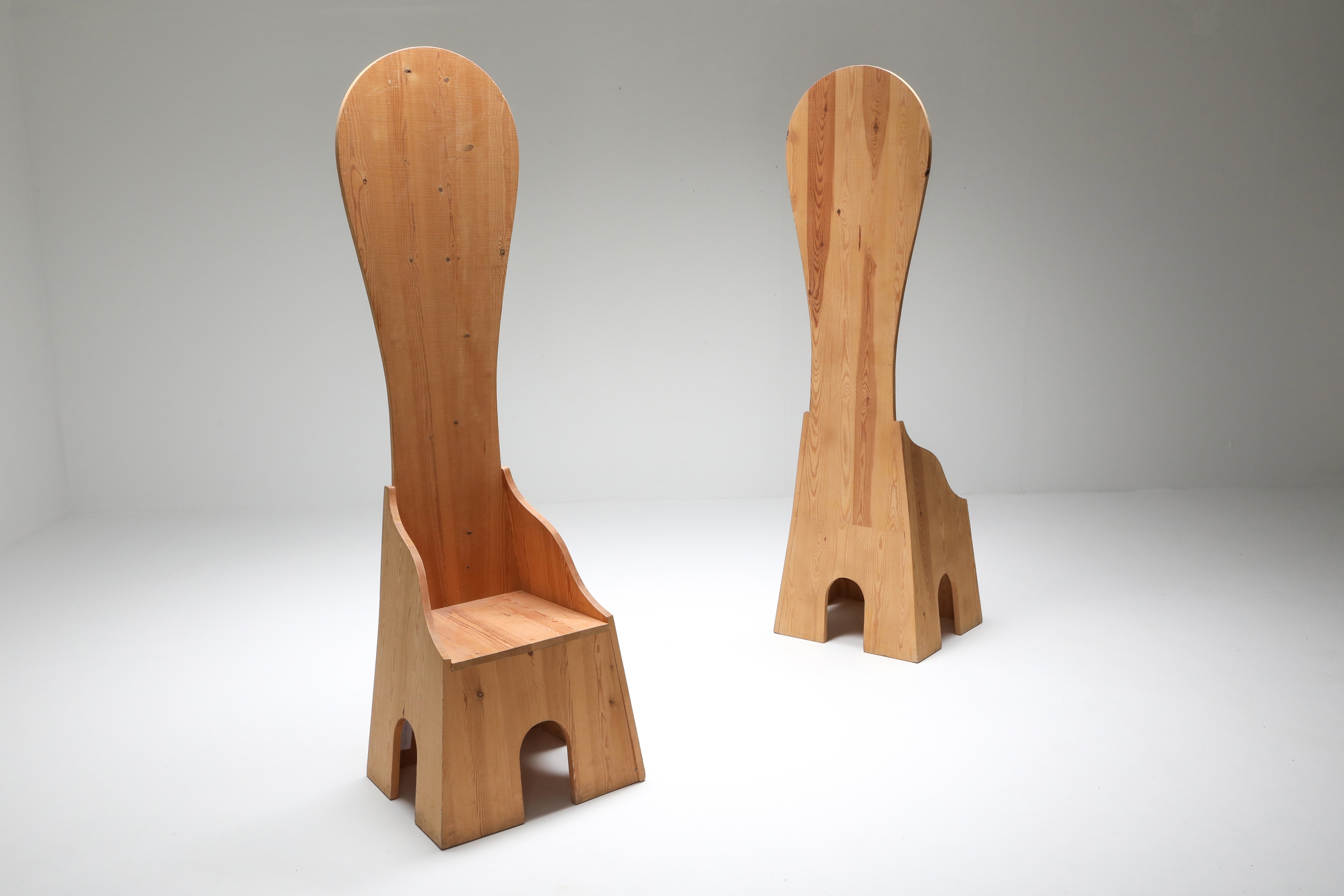 Mario Ceroli 'Fratina' Chairs - 1972