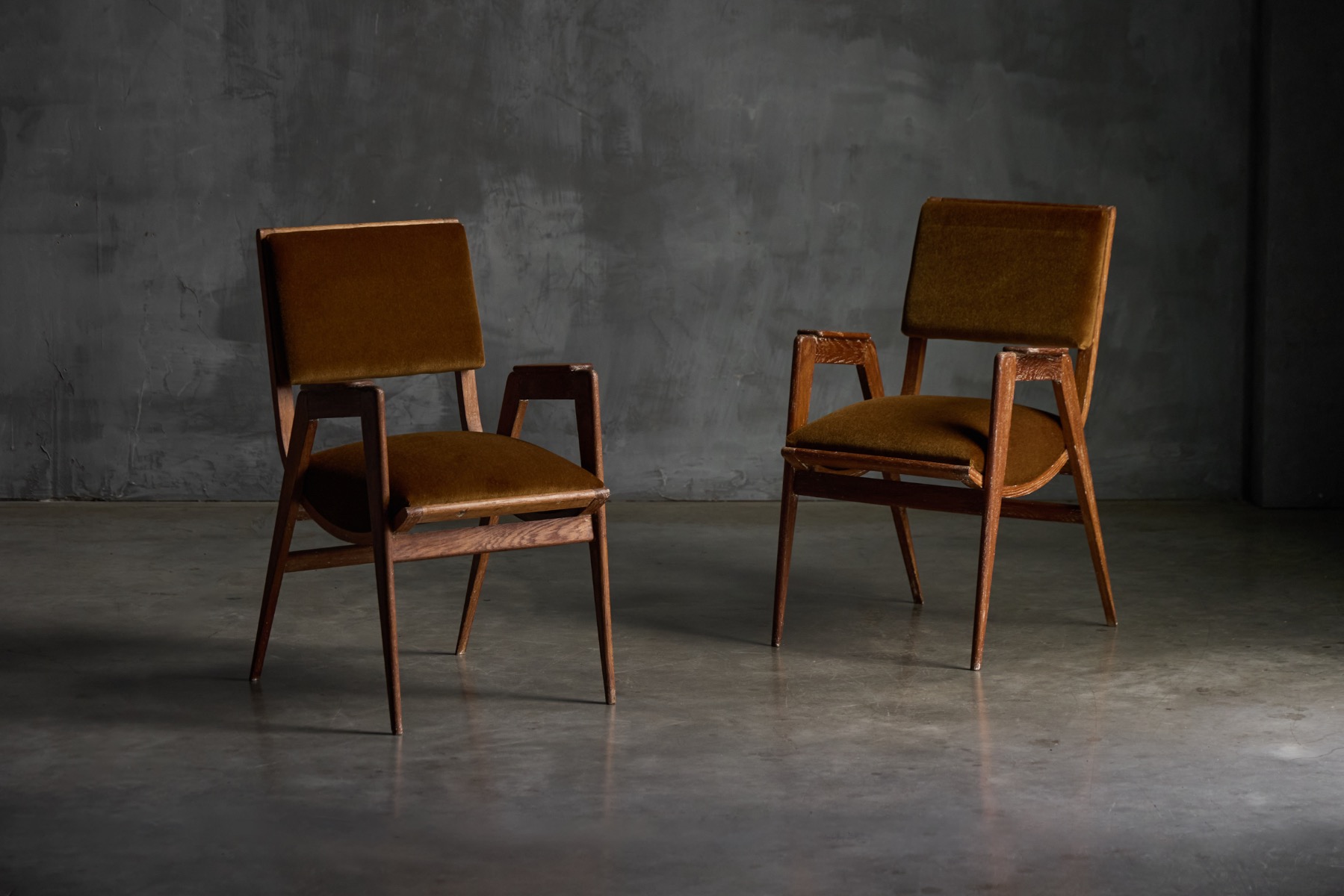 Cerused Art Deco Armchair, France - 1940s