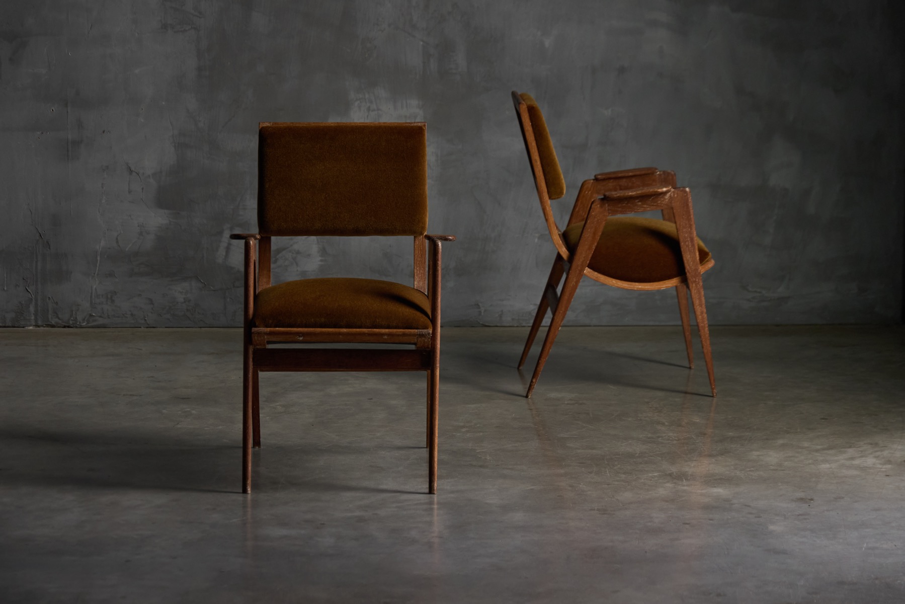 Cerused Art Deco Armchair, France - 1940s