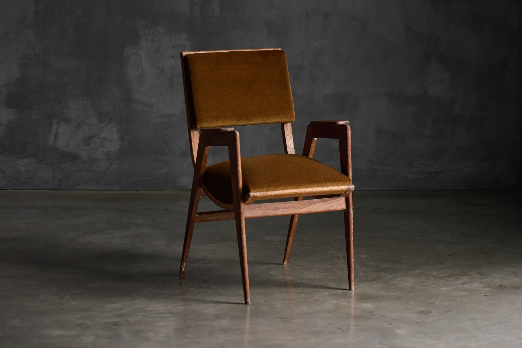 Cerused Art Deco Armchair, France - 1940s