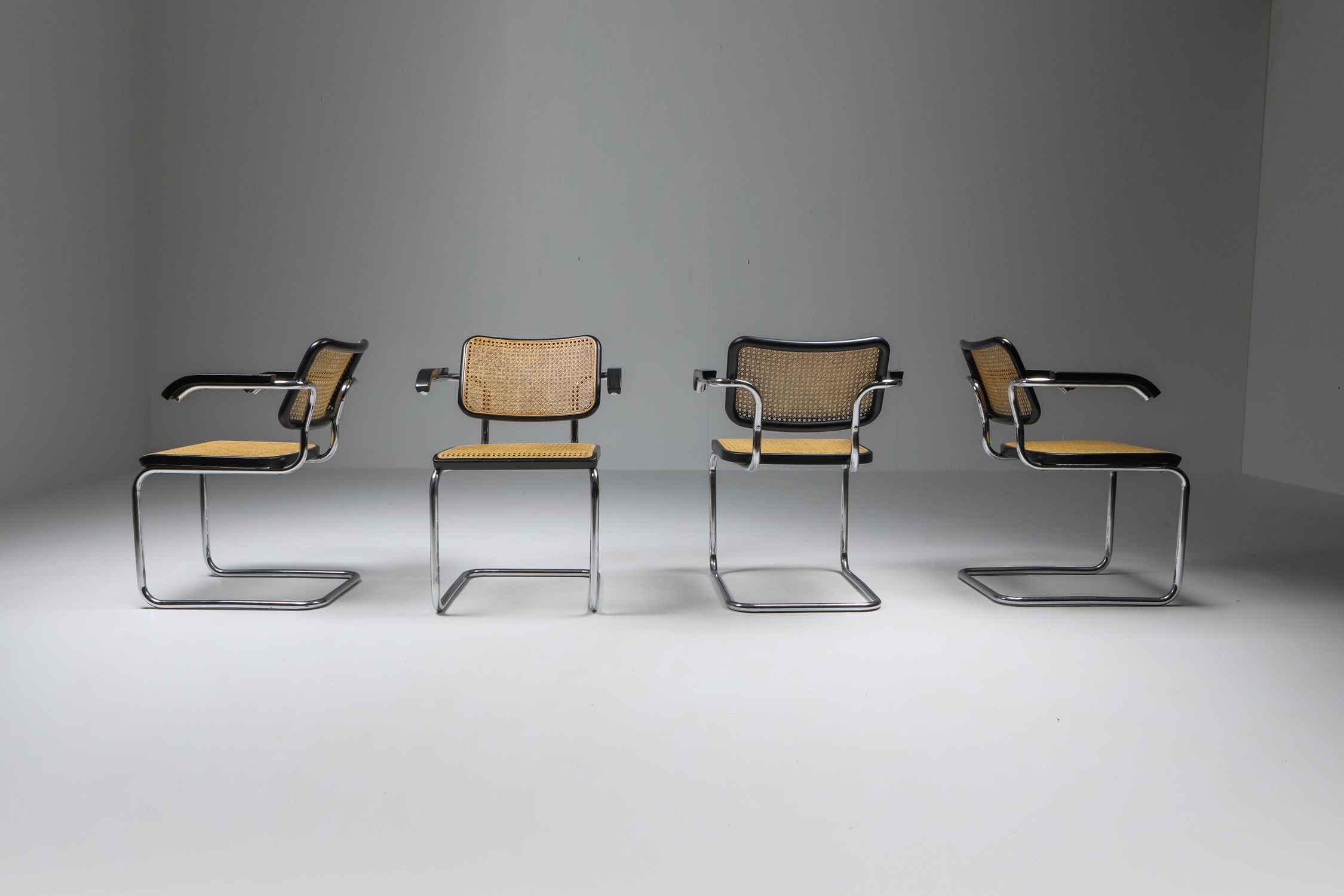 Cesca Dining Chairs 'B64' Marcel Breuer for Thonet, Set of Four - 1992