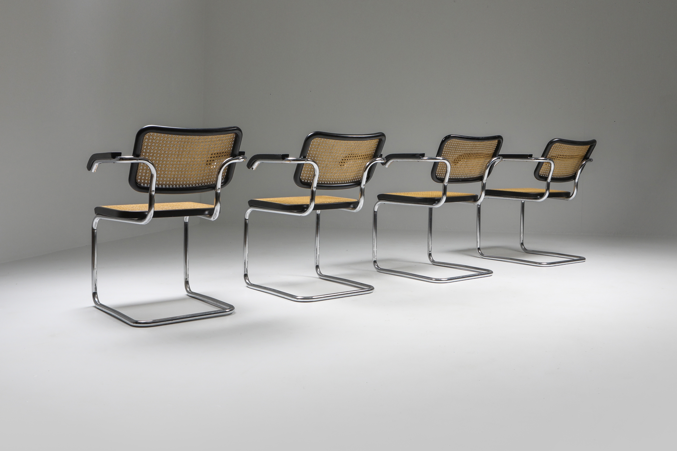 Cesca Dining Chairs 'B64' Marcel Breuer for Thonet, Set of Four - 1992